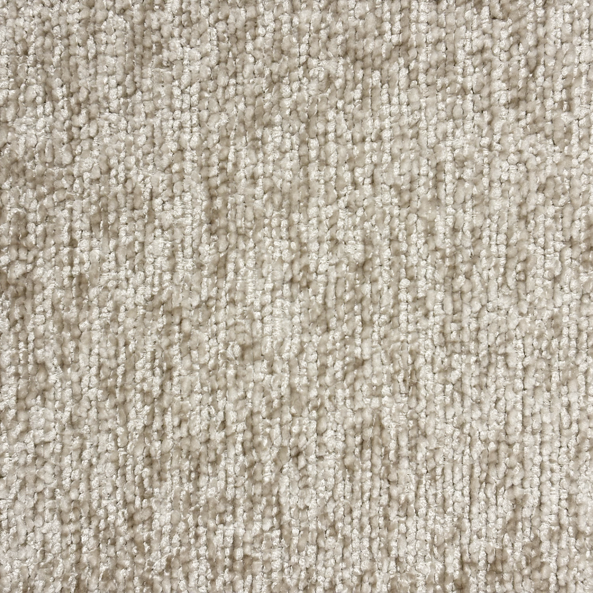 Weston Sofa fabric, extreme close-up showing the Foundry Sand chenille's fine vertical rib and warm, nubby texture.