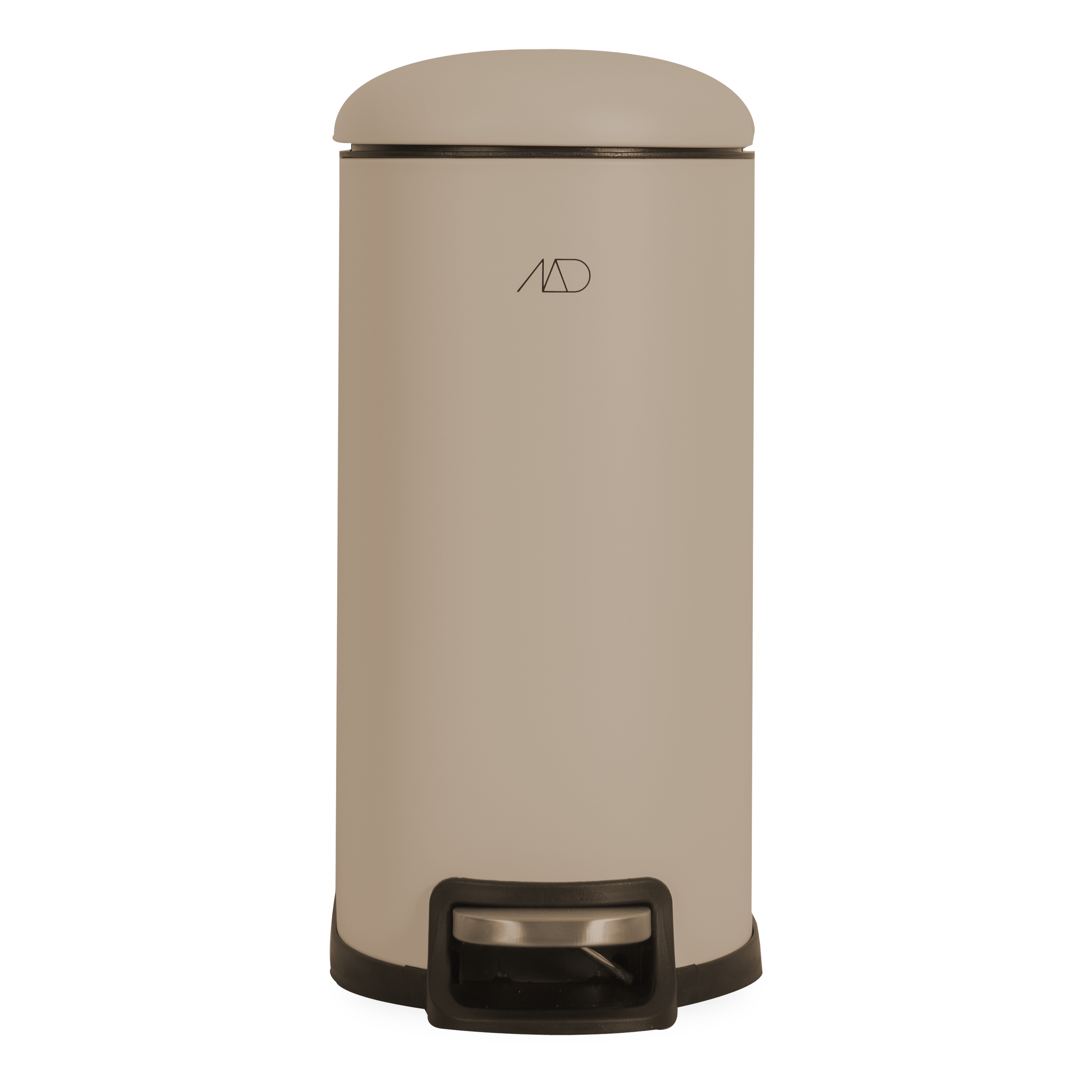 Defined by its rounded edges and sleek figure, the Metal Pedal Wastebin has a captivating, stylish design for spaces where you have limited surfaces, perfect for offices, kitchens