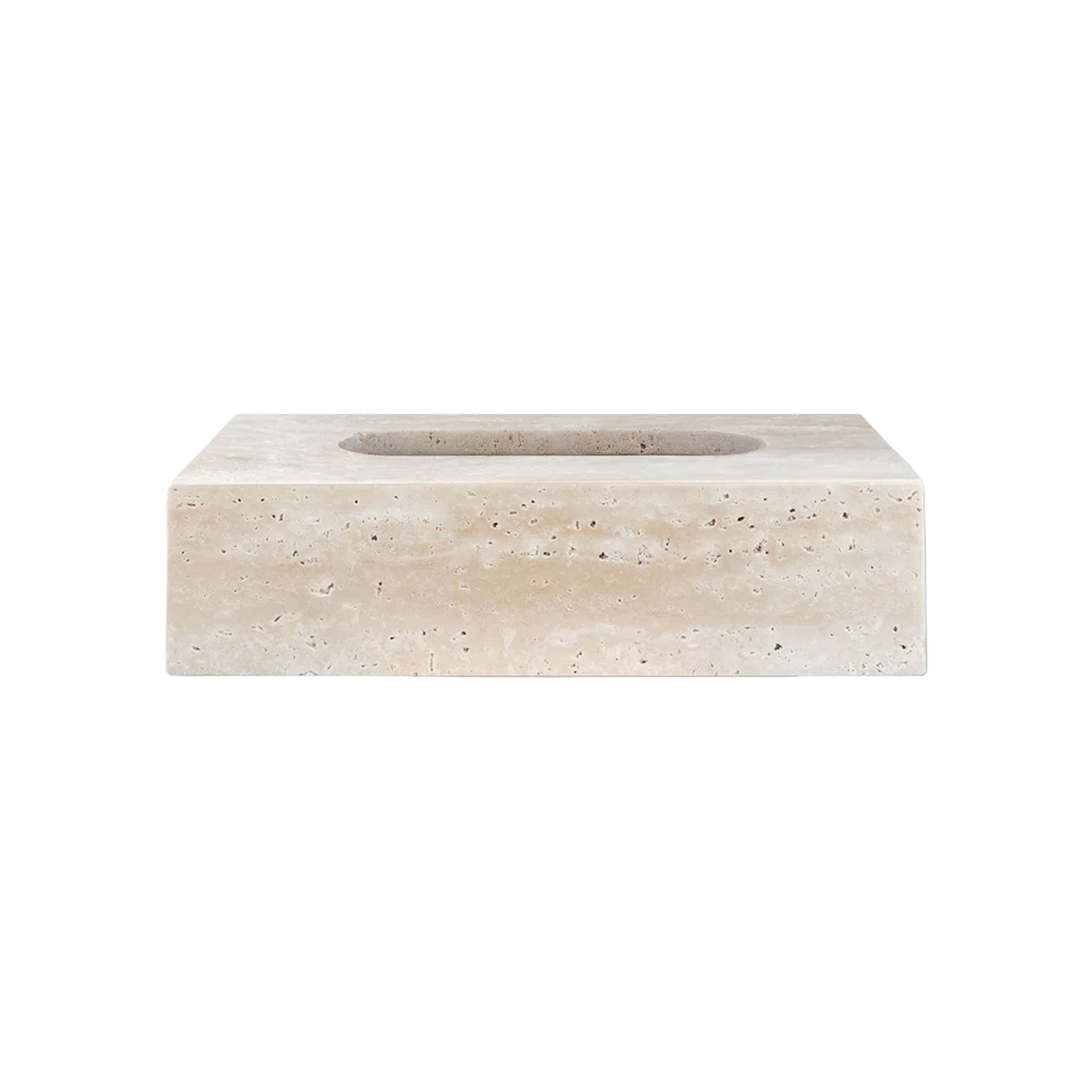 Travertine Tissue Box Cover