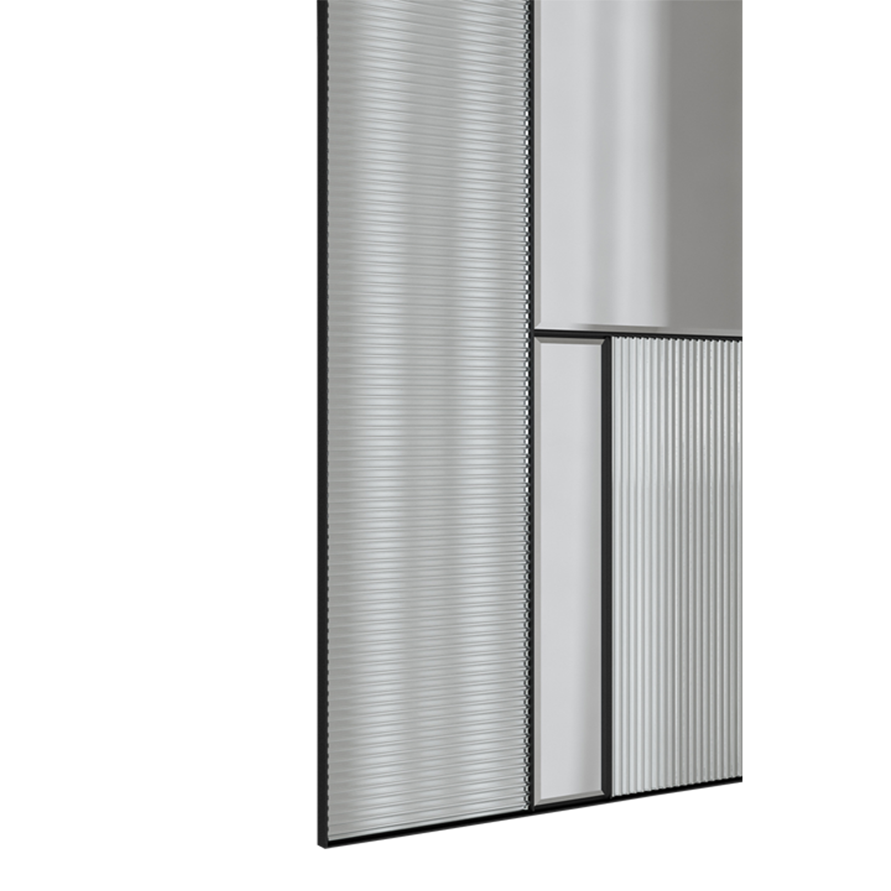 Flutes Floor Mirror