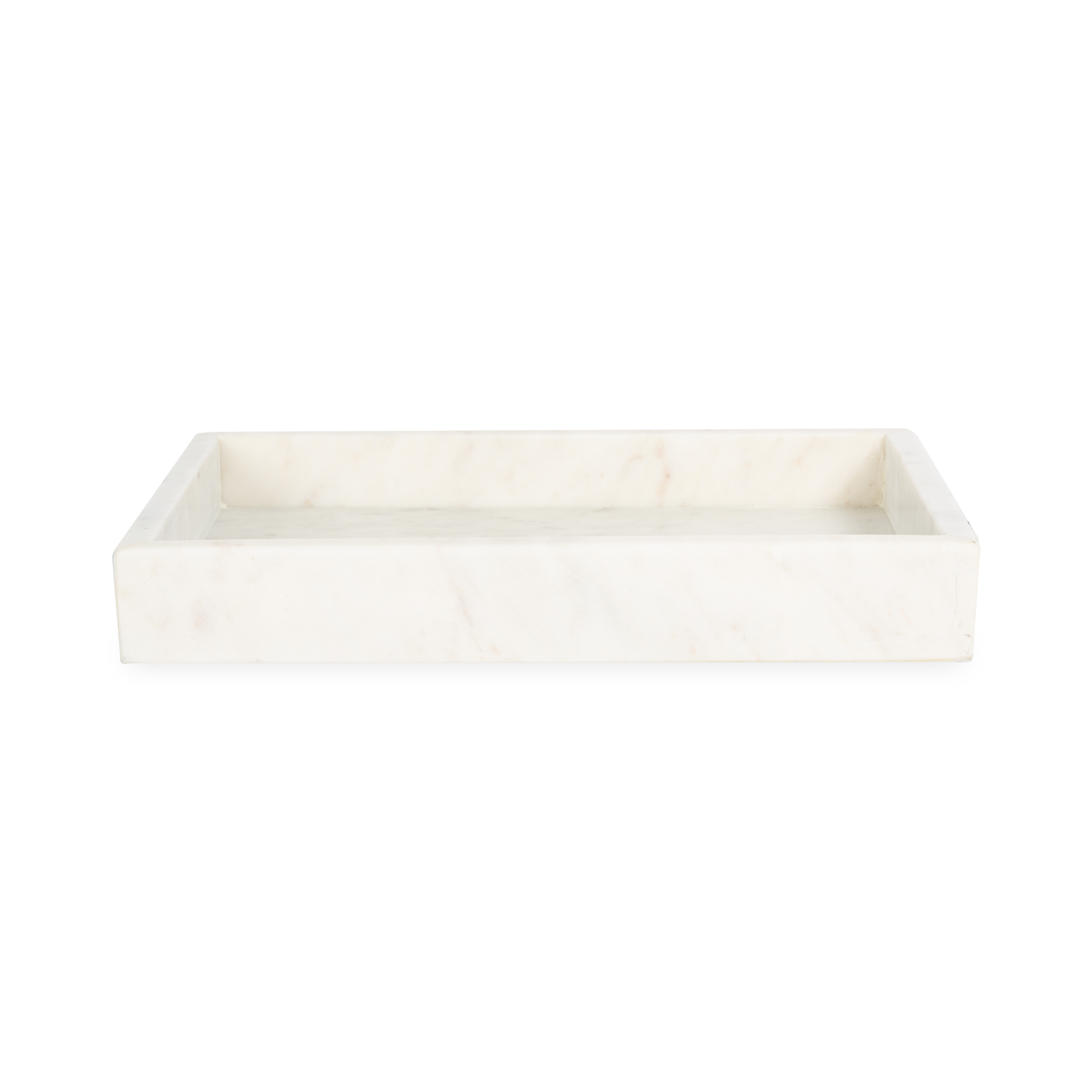 A collection of solid marble countertop pieces with a matte finish.