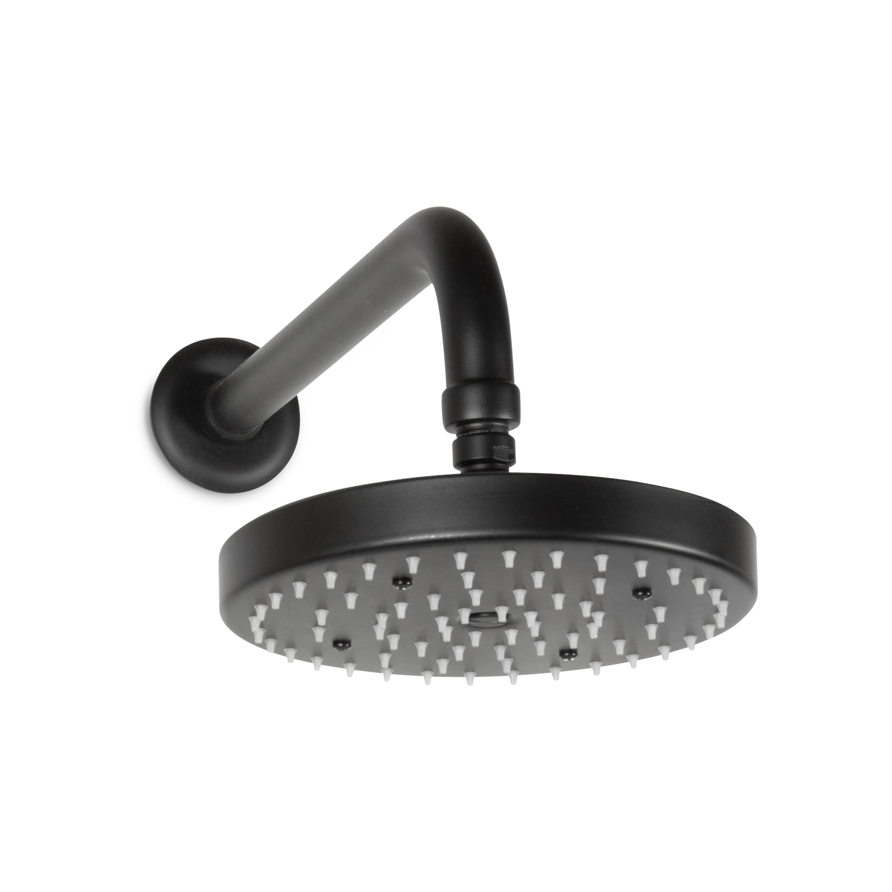The Avenue 8" Shower head and arm channels an industrial spirit coupled with clean lines and classic details.