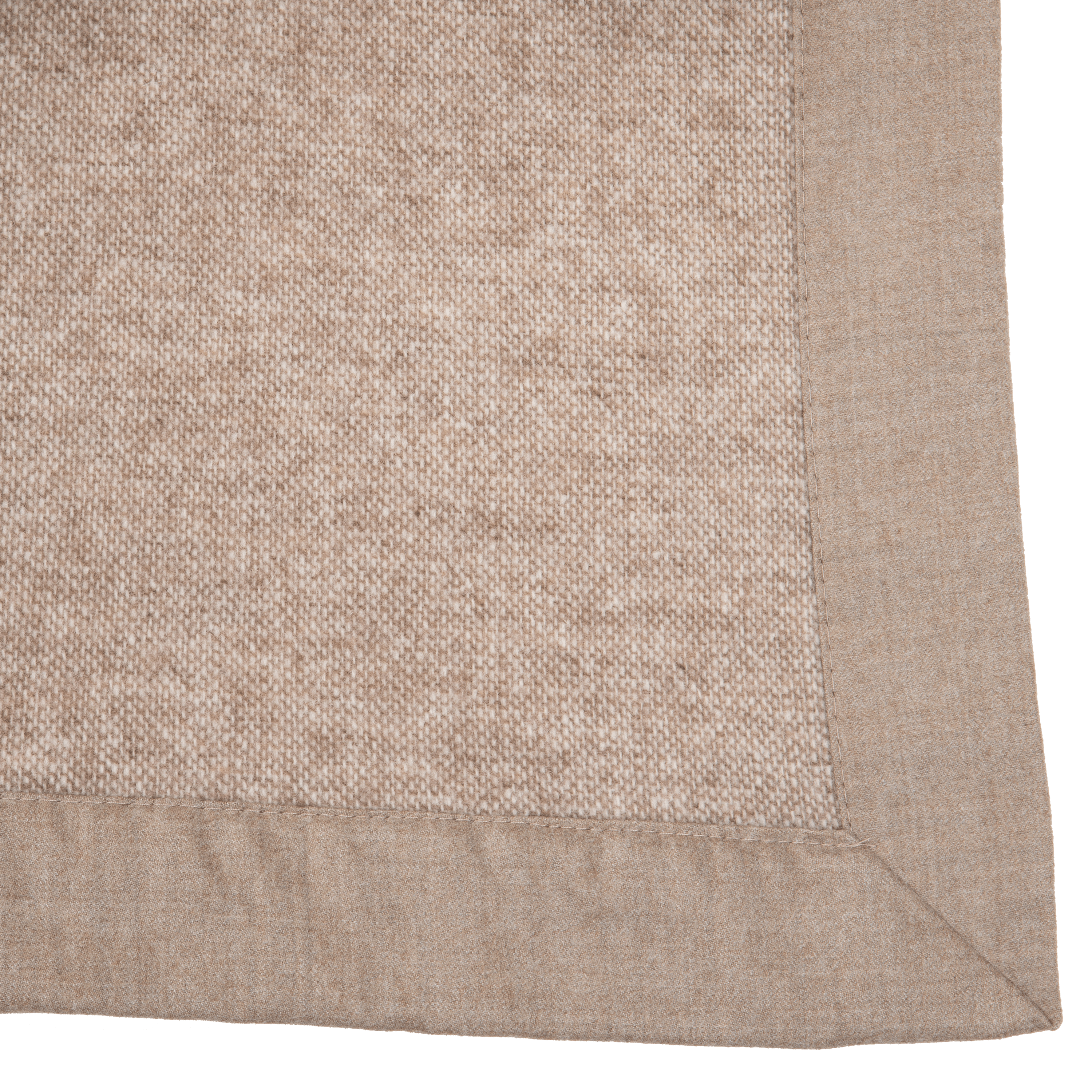 Woven in super-fine Merino wool, the Nerino blanket adds superior warmth and is reversible with differing front and back hues.