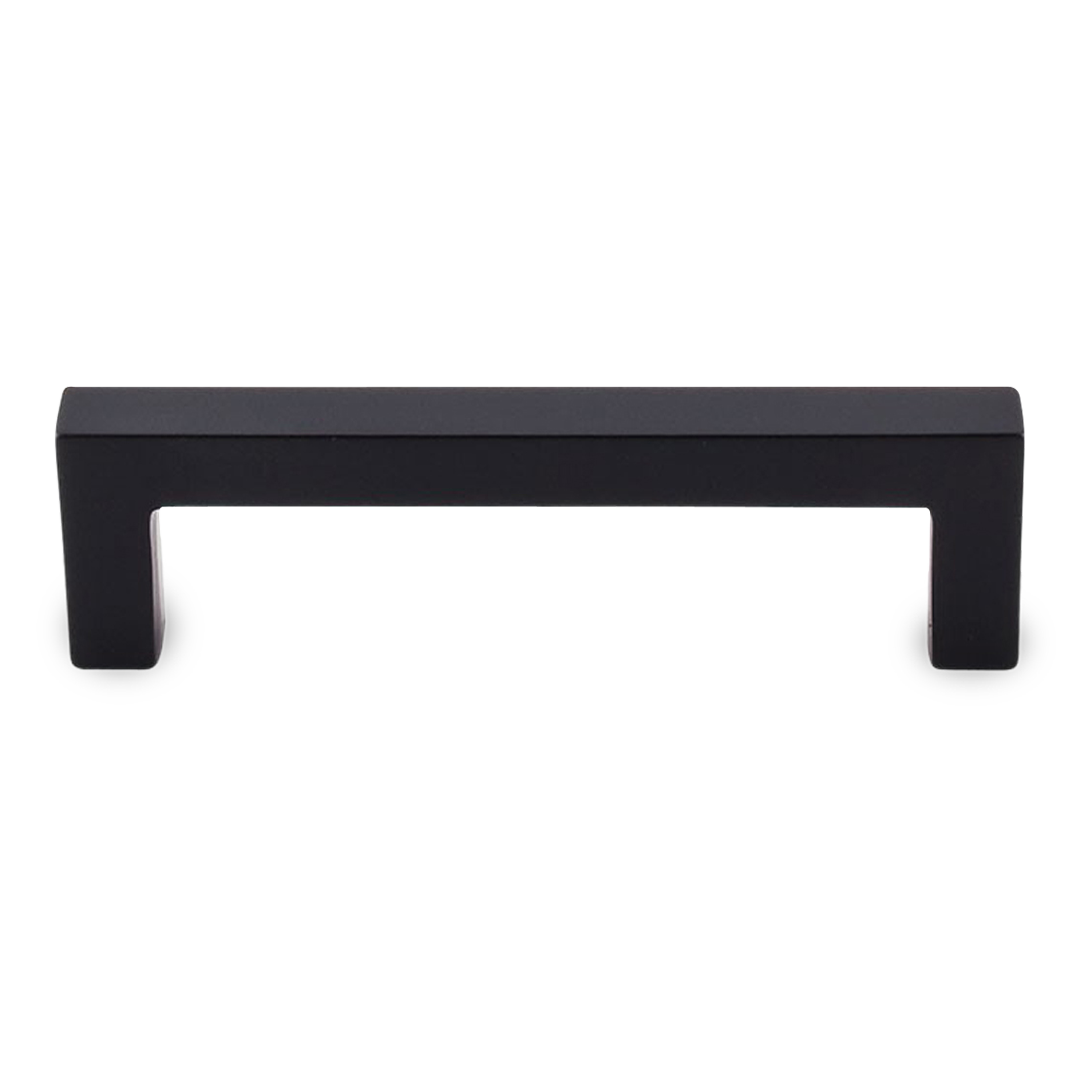 A seamless, contemporary pull with a rectangular shape.
