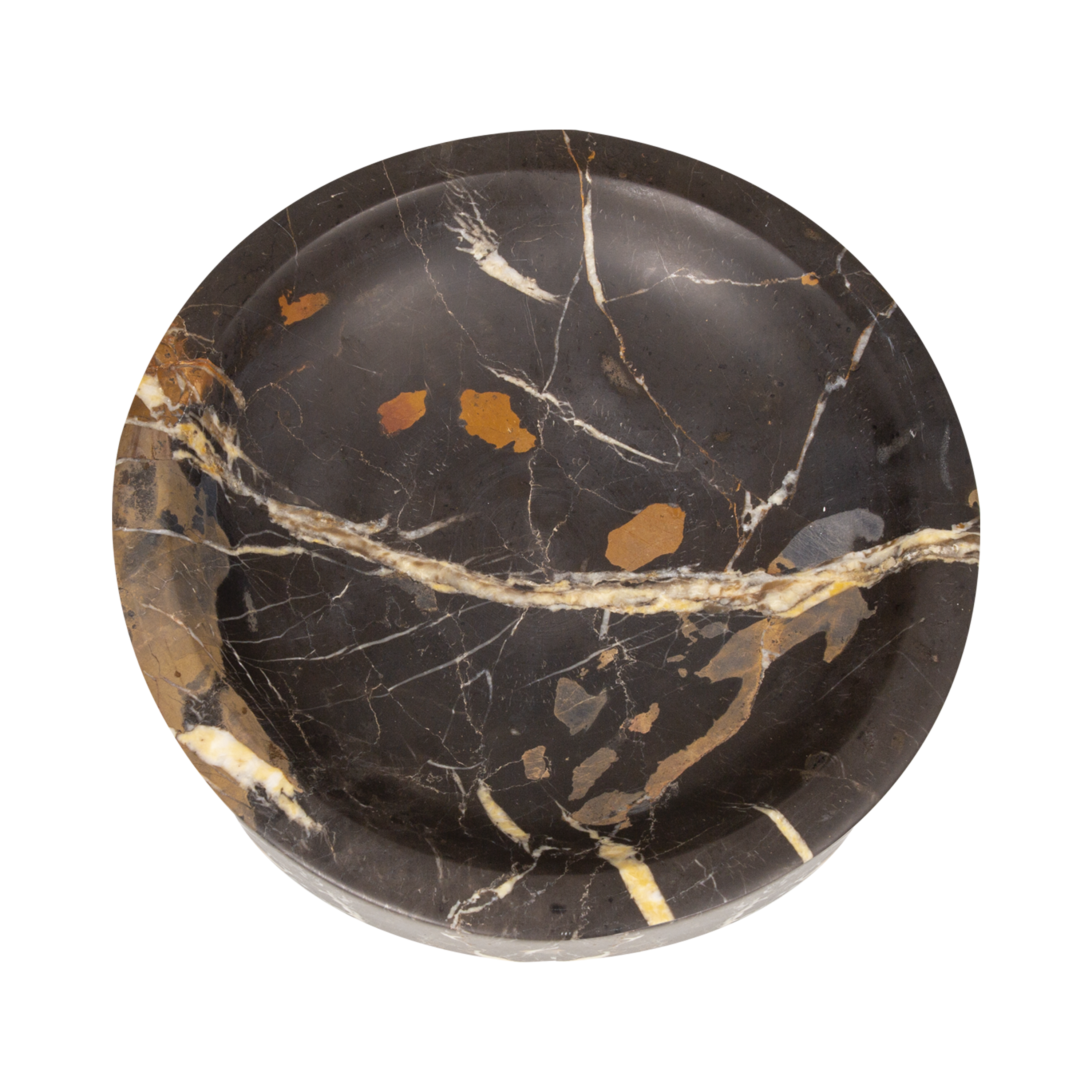 Provides elements of elegance and sophistication, the Honed Marble Catchall features black and gold tones that strikes a moody yet dramatic statement.