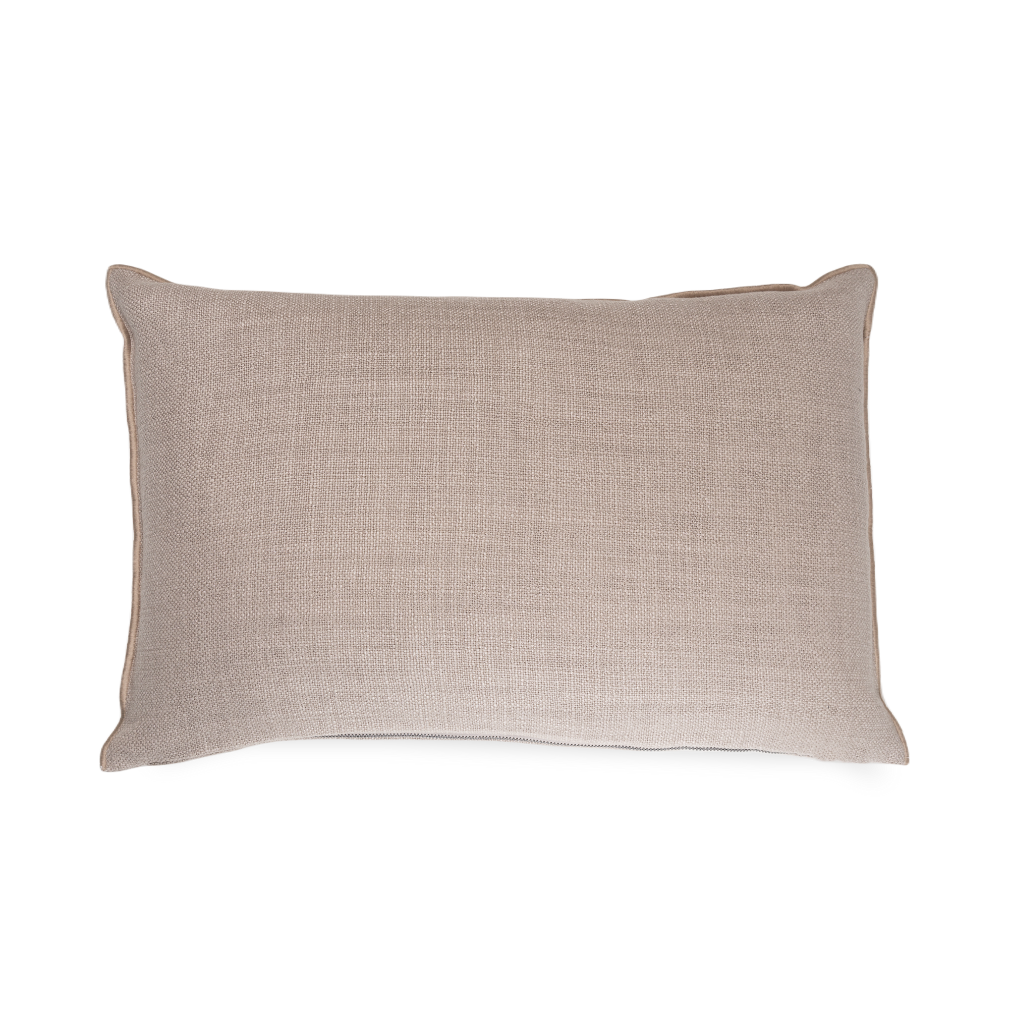 Texturally captivating, The Vintage Linen Pillow has a soft linen body that layers well with other accent pillows due to its simplicity.