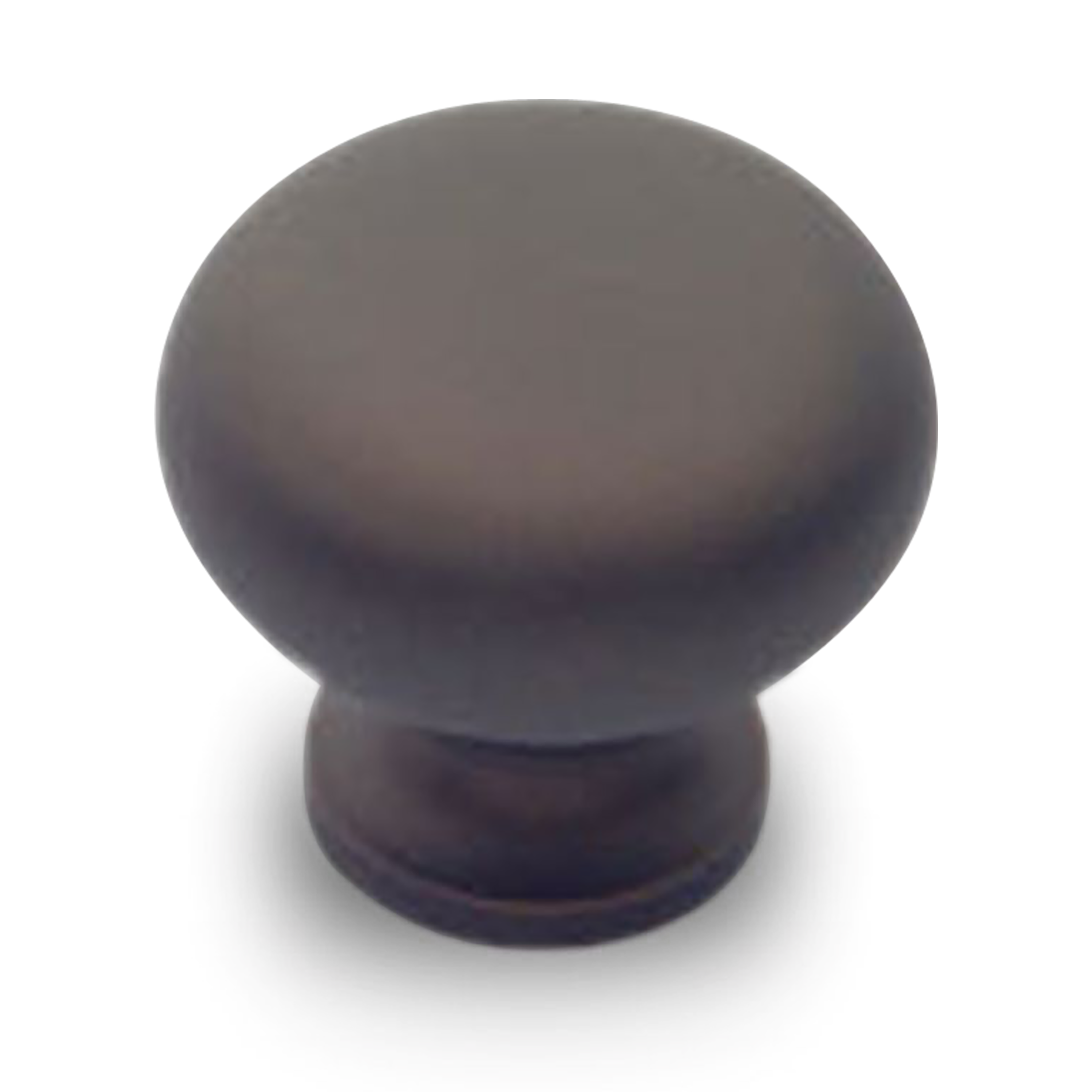A clean and contemporary round knob with rounded edges.