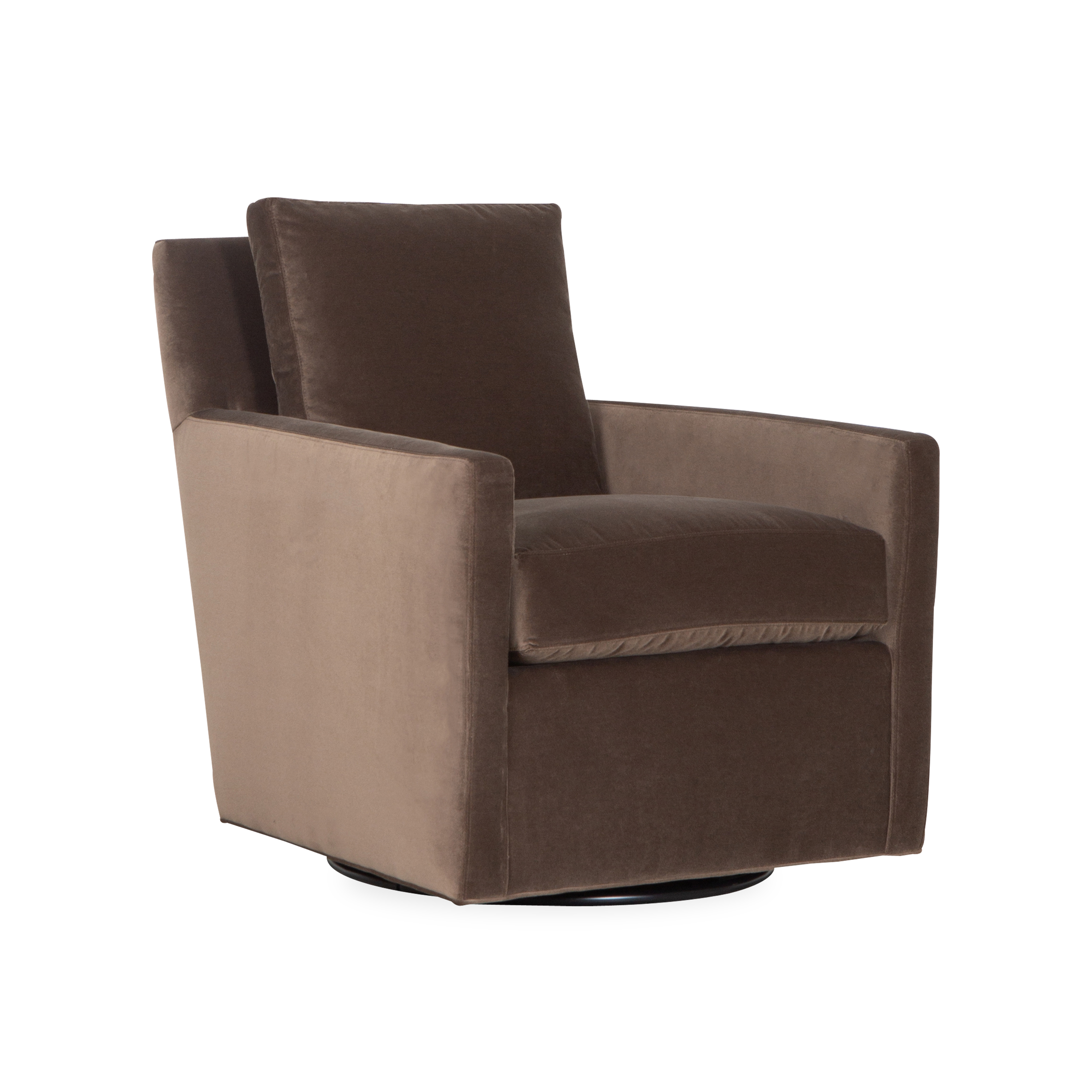 Inspired by a mid-century modern design, the Weston Swivel Chair is a classic piece to add to your space.
