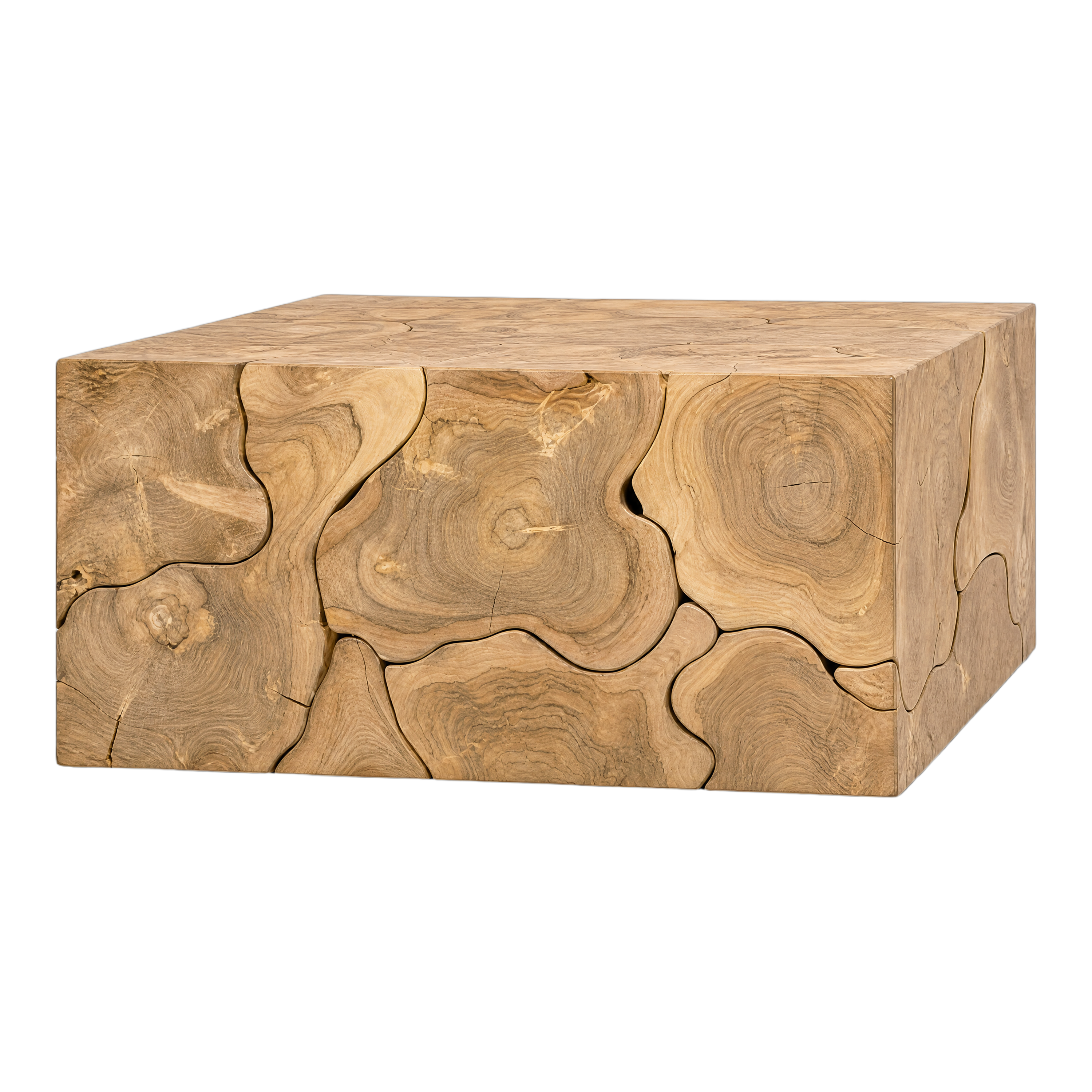 Teak Slice Coffee Table