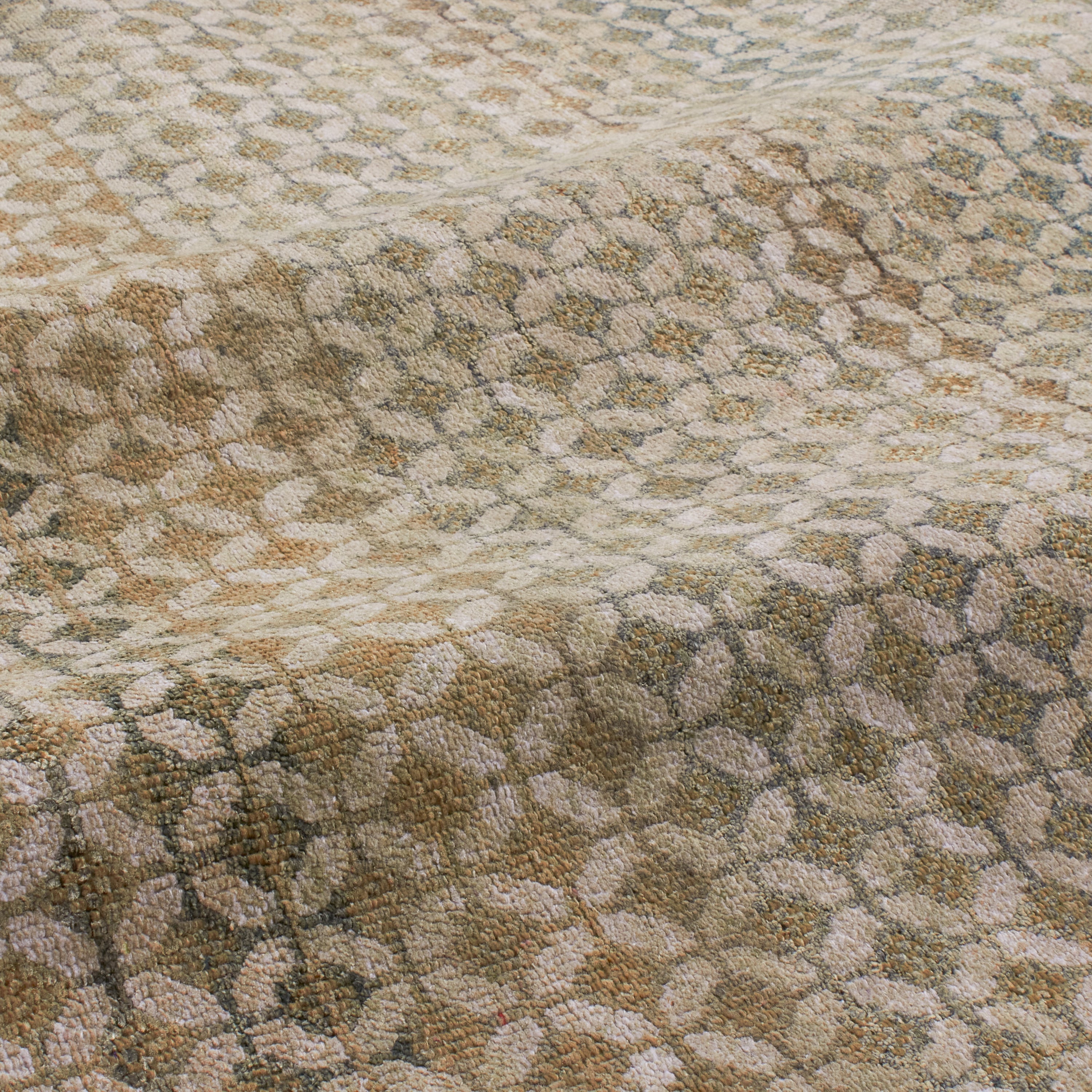 Designed to be passed through generations, the New Heirloom Rug Collection is crafted from recycled and upcycled wool, cocoon silk and sari silk.