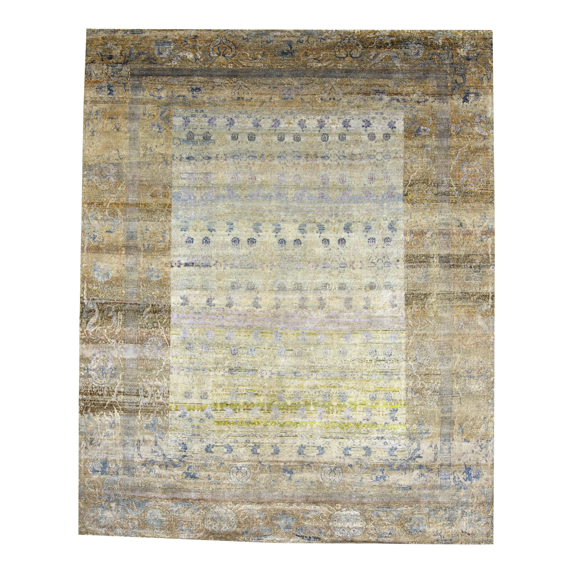 Designed to be passed through generations, the New Heirloom Rug Collection is crafted from recycled and upcycled wool, cocoon silk and sari silk.