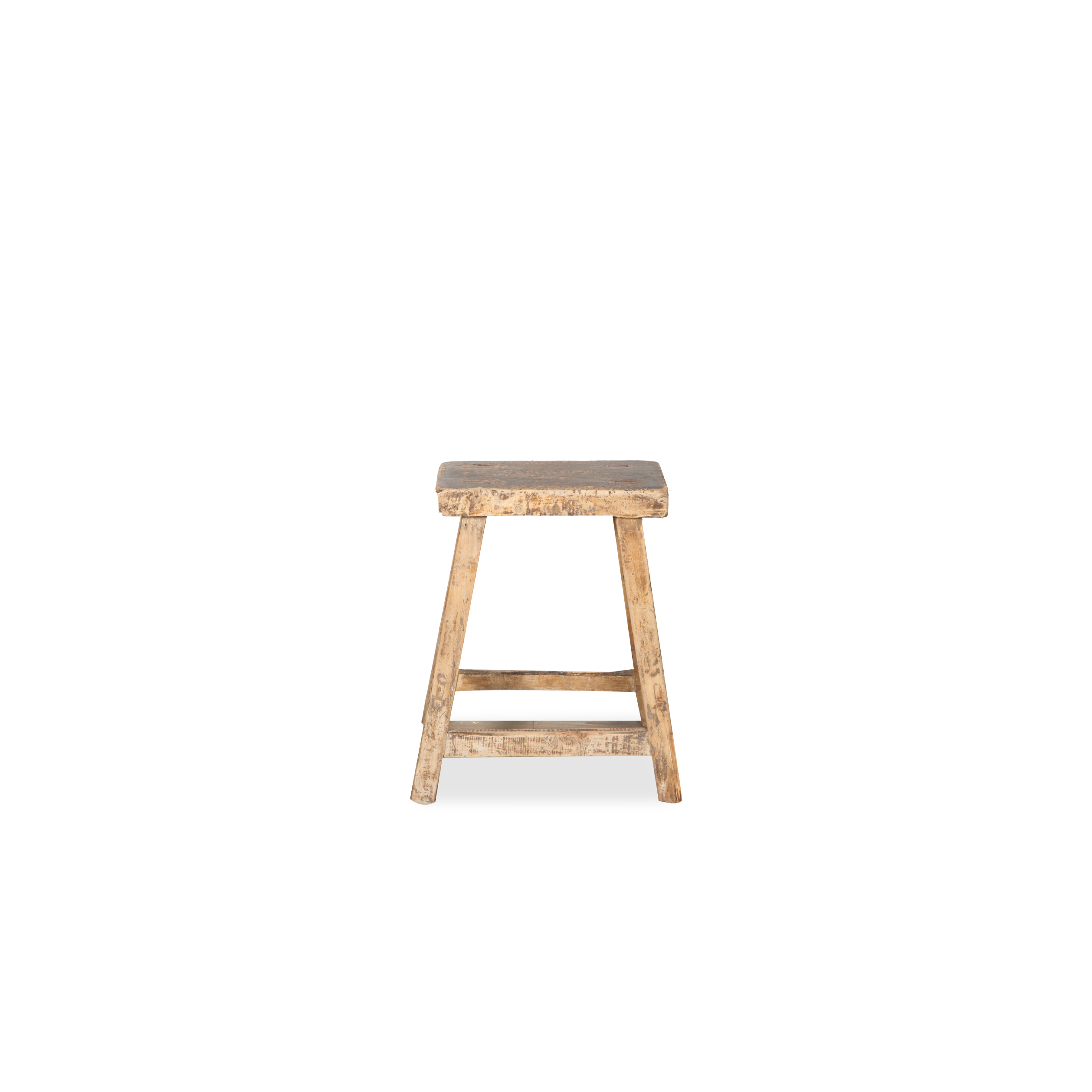 Full of rustic appeal, the Vintage Weathered Rectangular Stool will add organic warmth to your space.