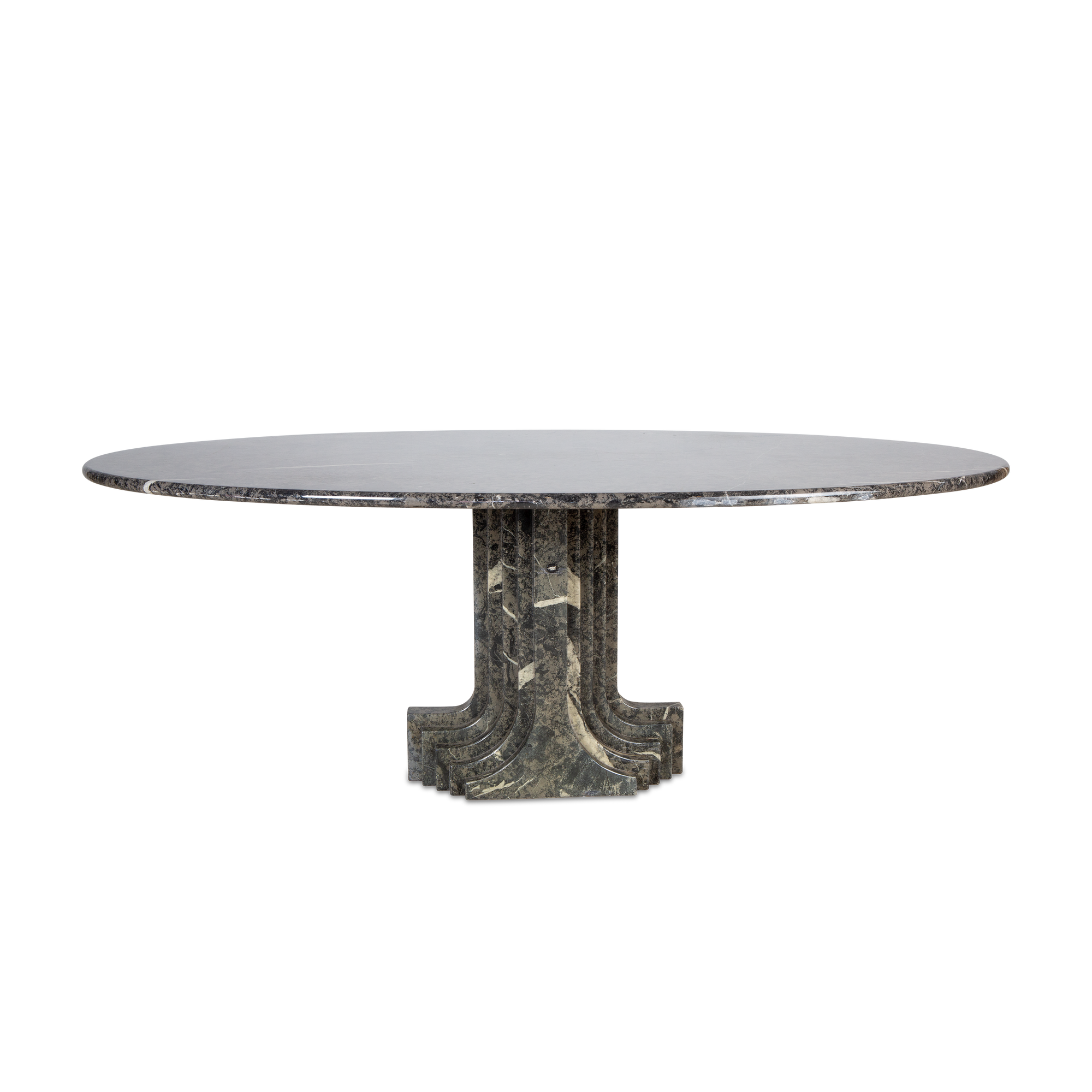 Designed in 1971 by Carlo Scarpa, the Samo Dining Table is the Italian architect and designer's modern interpretation of Classical architecture.