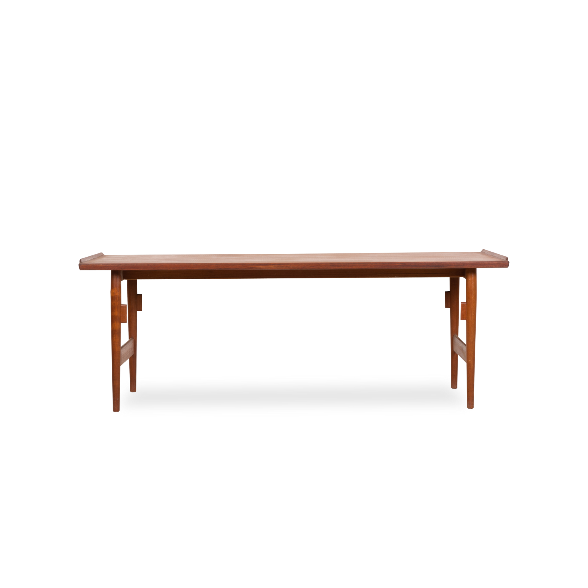 Elegant vintage teak work table designed by Arne Vodder and produced by Sibast Møbler, Denmark in the 1960s.