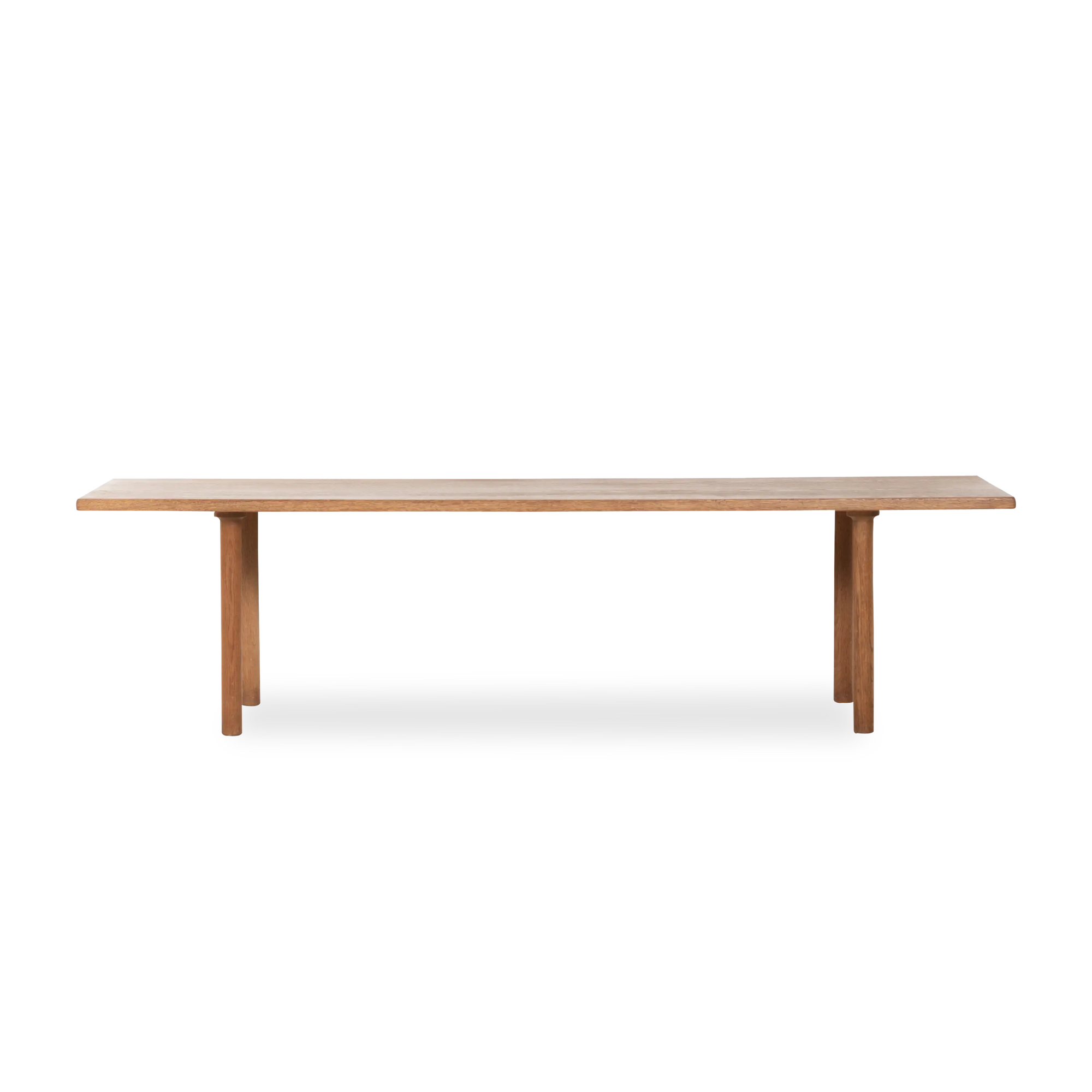 Elegantly simplistic, this vintage AT-12 Coffee Table was designed by Hans Wegner and manufactured by Andreas Tuck, circa 1960s.