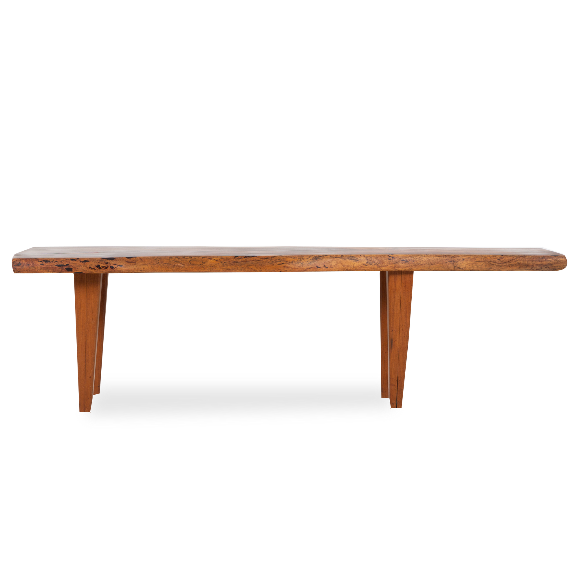 Rustically styled and finely crafted, this vintage plank coffee table was manufactured in Denmark, circa 1960s.