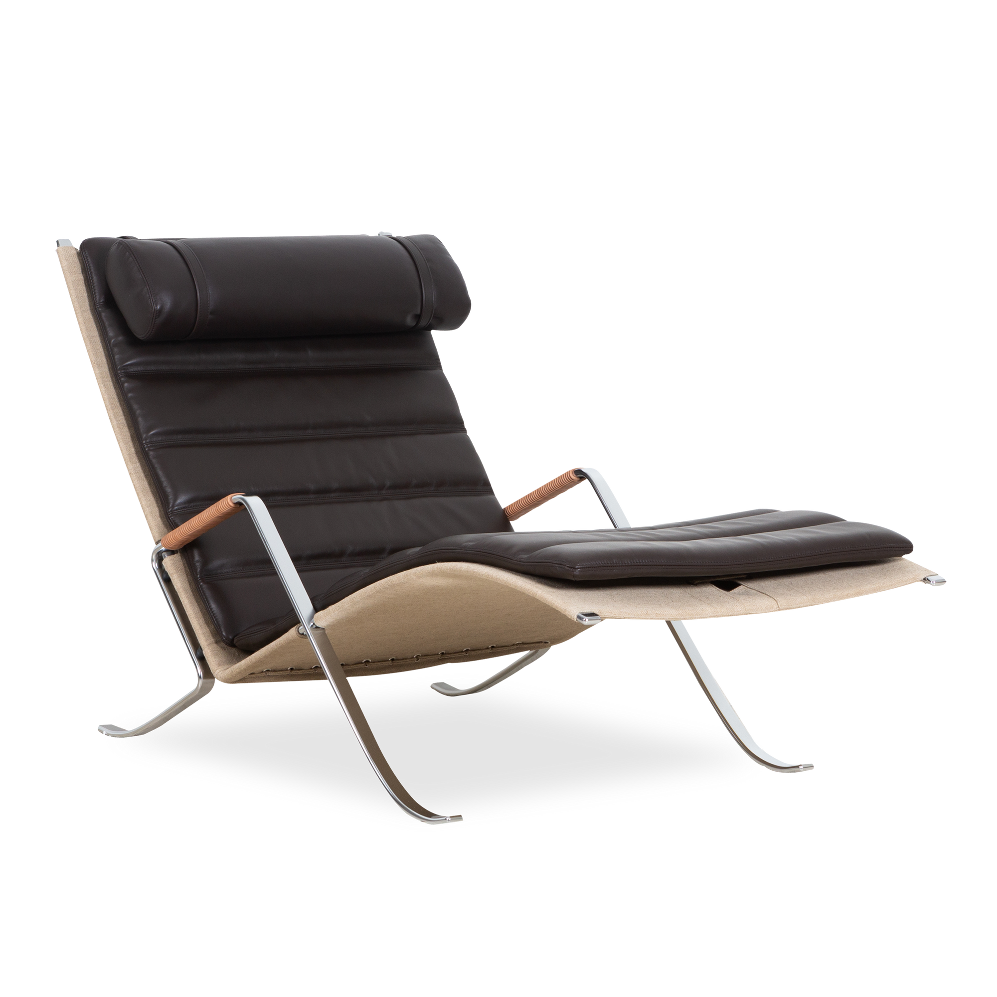 Designed in 1965, the FK 87 Grasshopper Chair invites you to unwind in style.