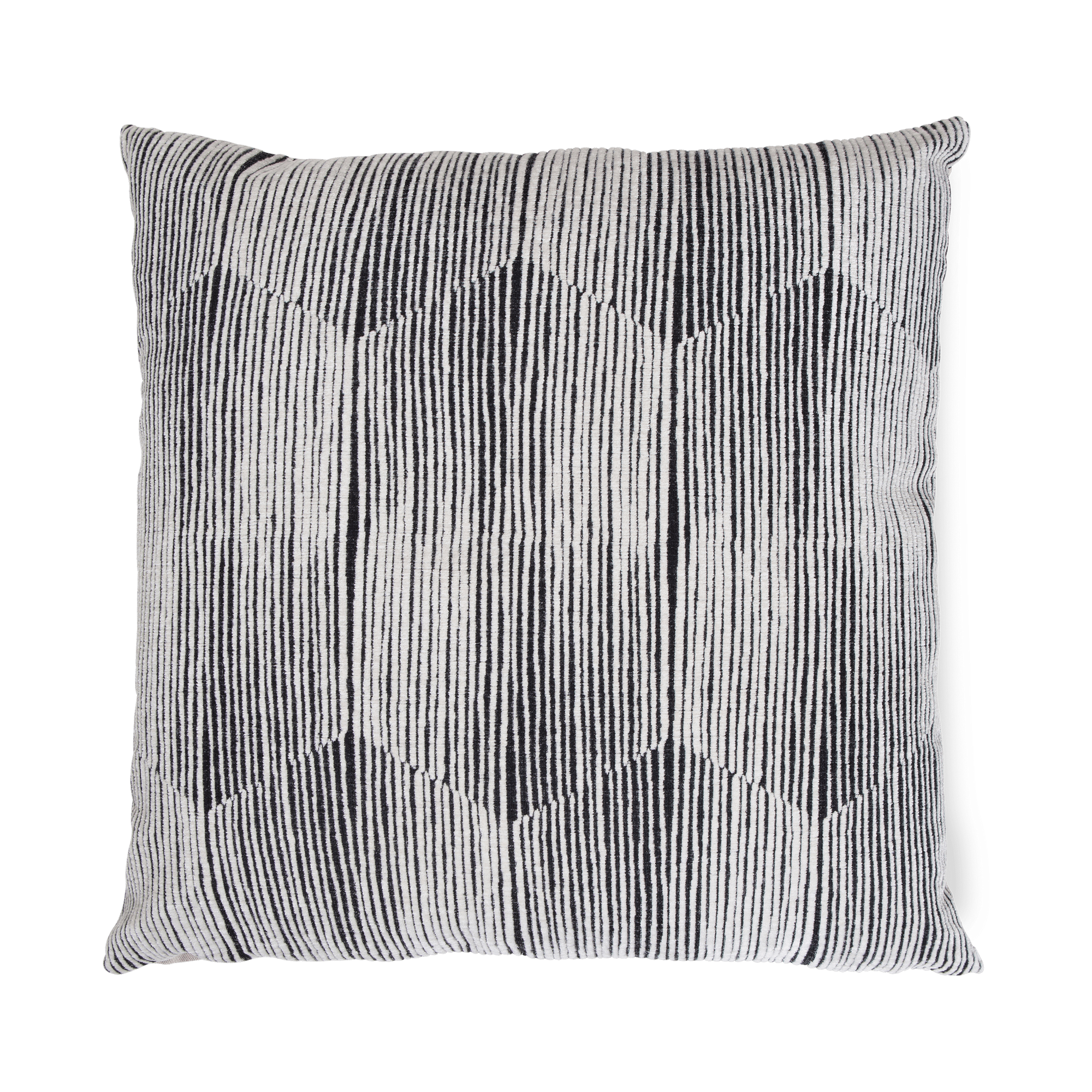 Effortlessly soft and elegant, the Waves Pillow has a fluffy body that encourages a pleasant feel and a gorgeous striped design.