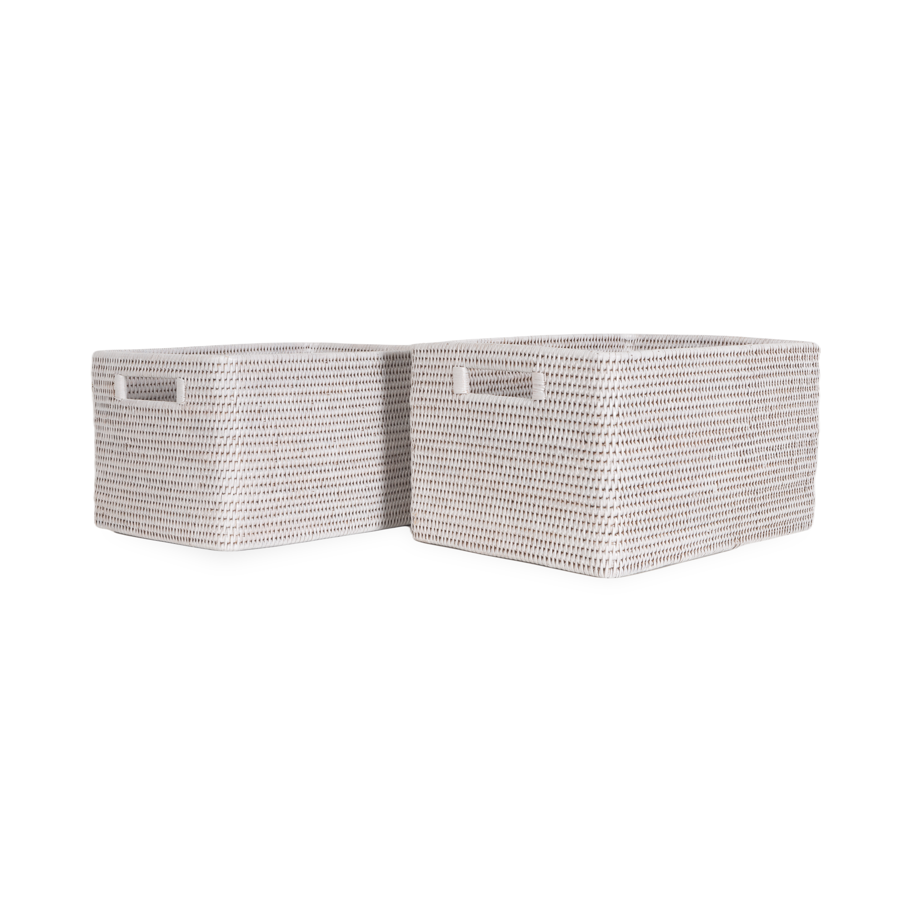 Defined by it's pleasant curves and intricate hand-woven design, the Rattan Storage Baskets are made with a reliable and durable rattan body which allows these baskets to be incred