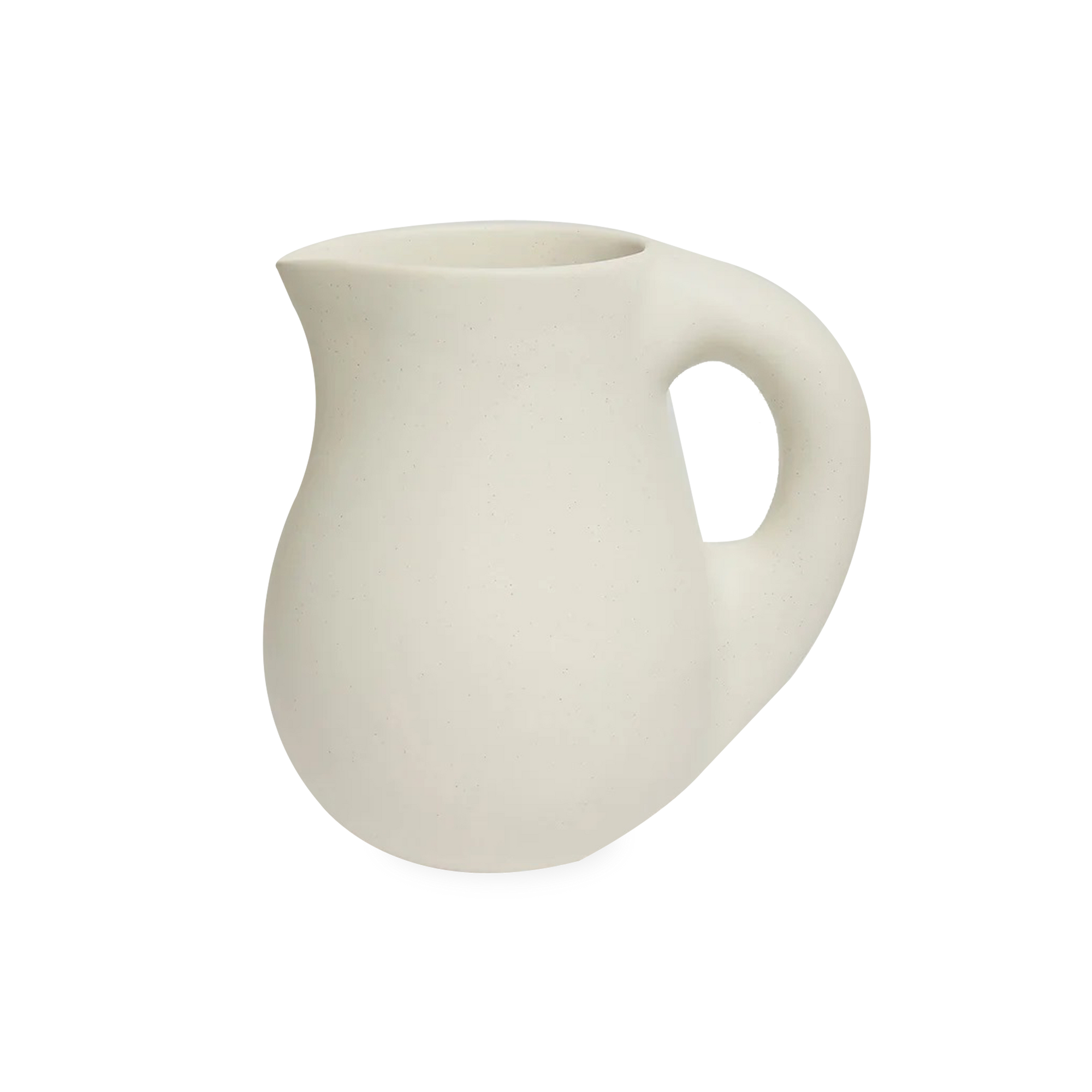 Pared back to its essential elements, the Dough Stoneware Pitcher is cast in stoneware from a hand-sculpted original, with an elegant matte finish.