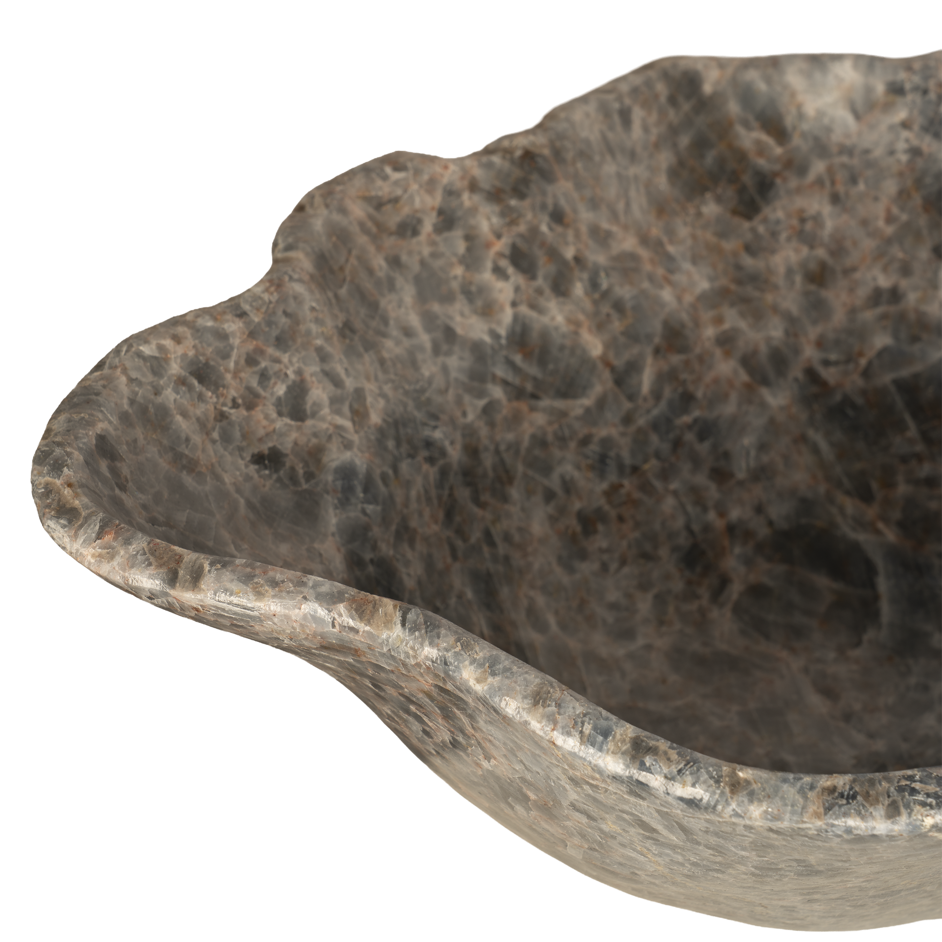 Blue Calcite Freeform Bowl