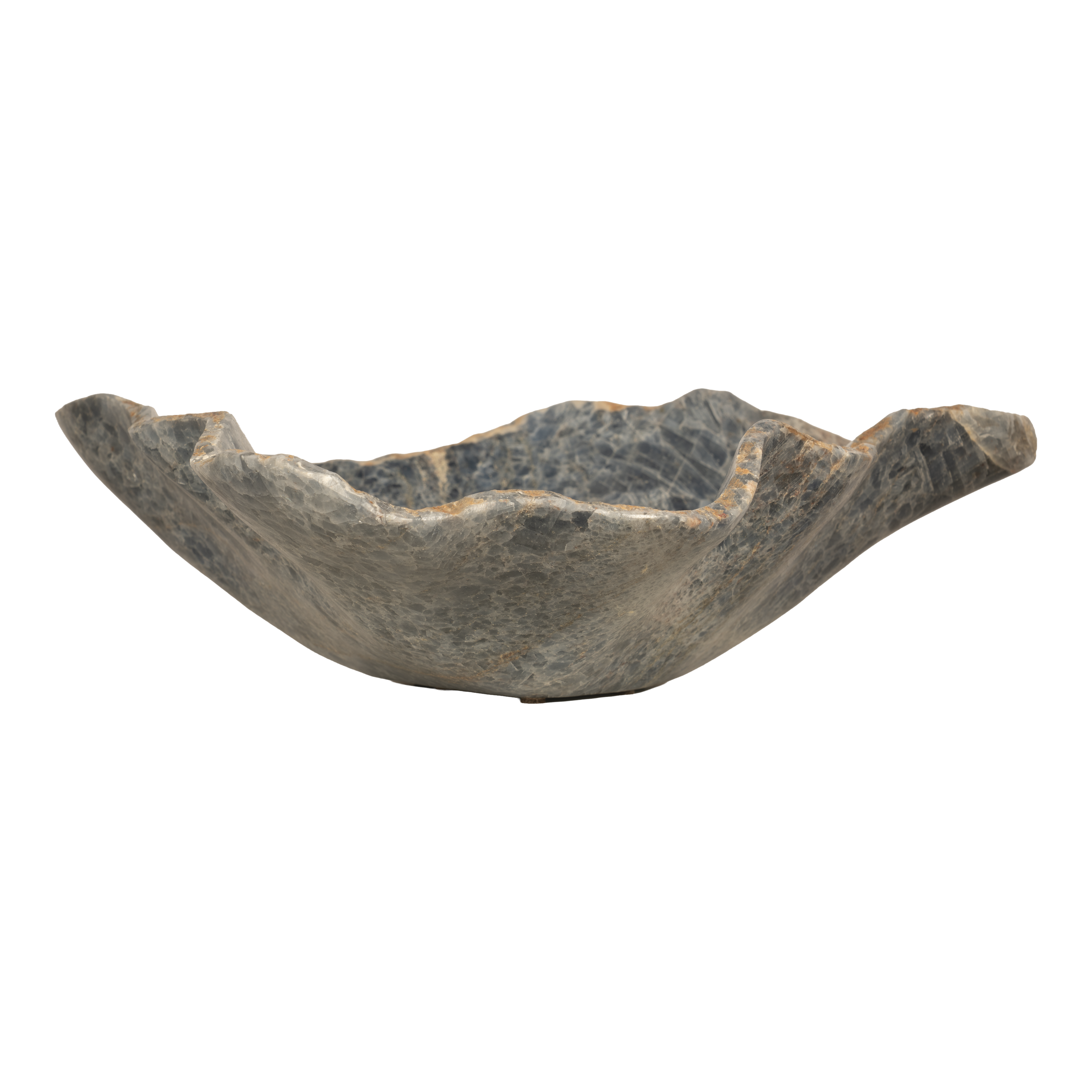 Blue Calcite Freeform Bowl