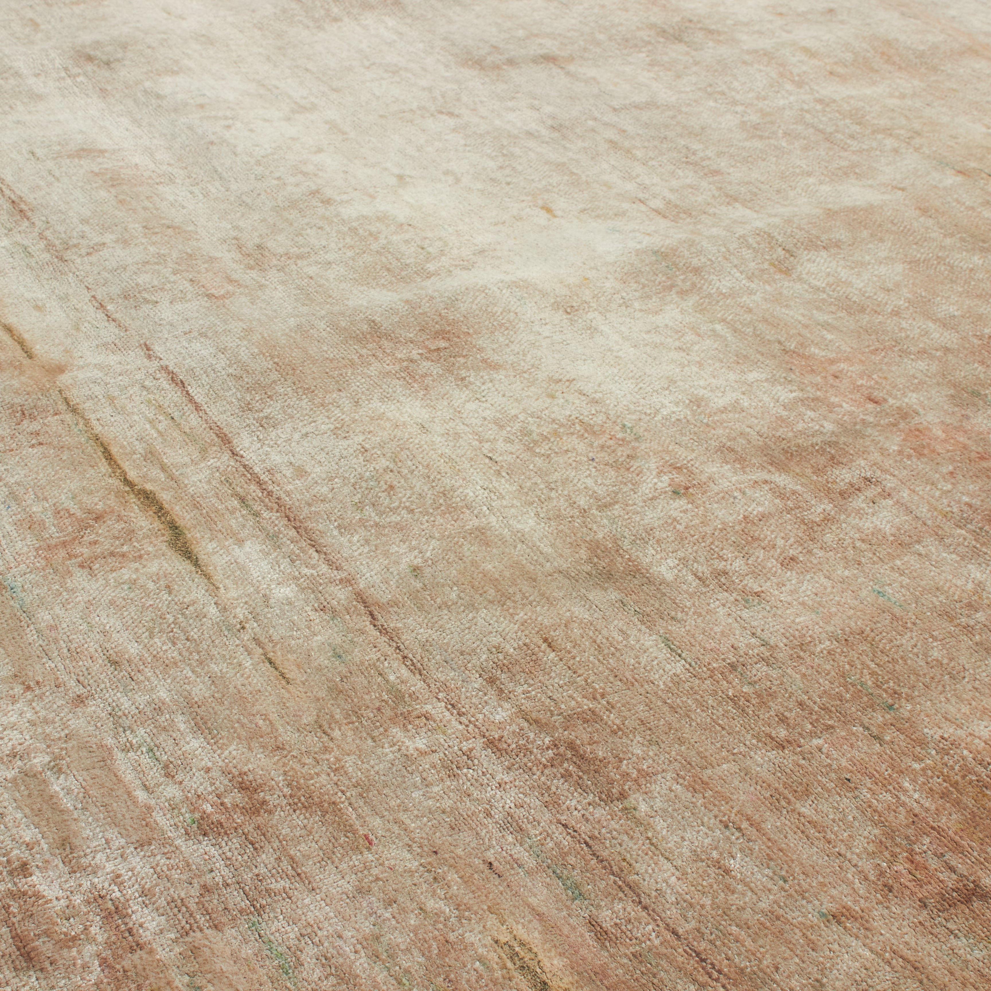 Designed to be passed through generations, the New Heirloom Rug Collection is crafted from recycled and upcycled wool, cocoon silk and sari silk.