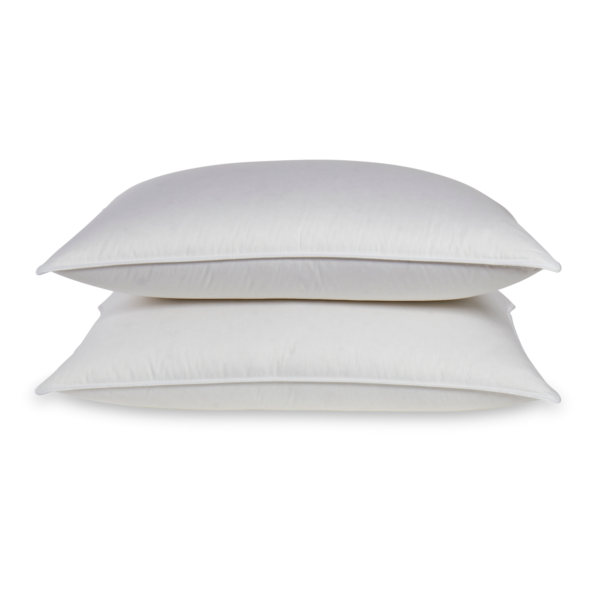 This pillow is made with white goose down from Poland that is highly regarded for its exceptional quality and features the comfort of 600 Fill Power.