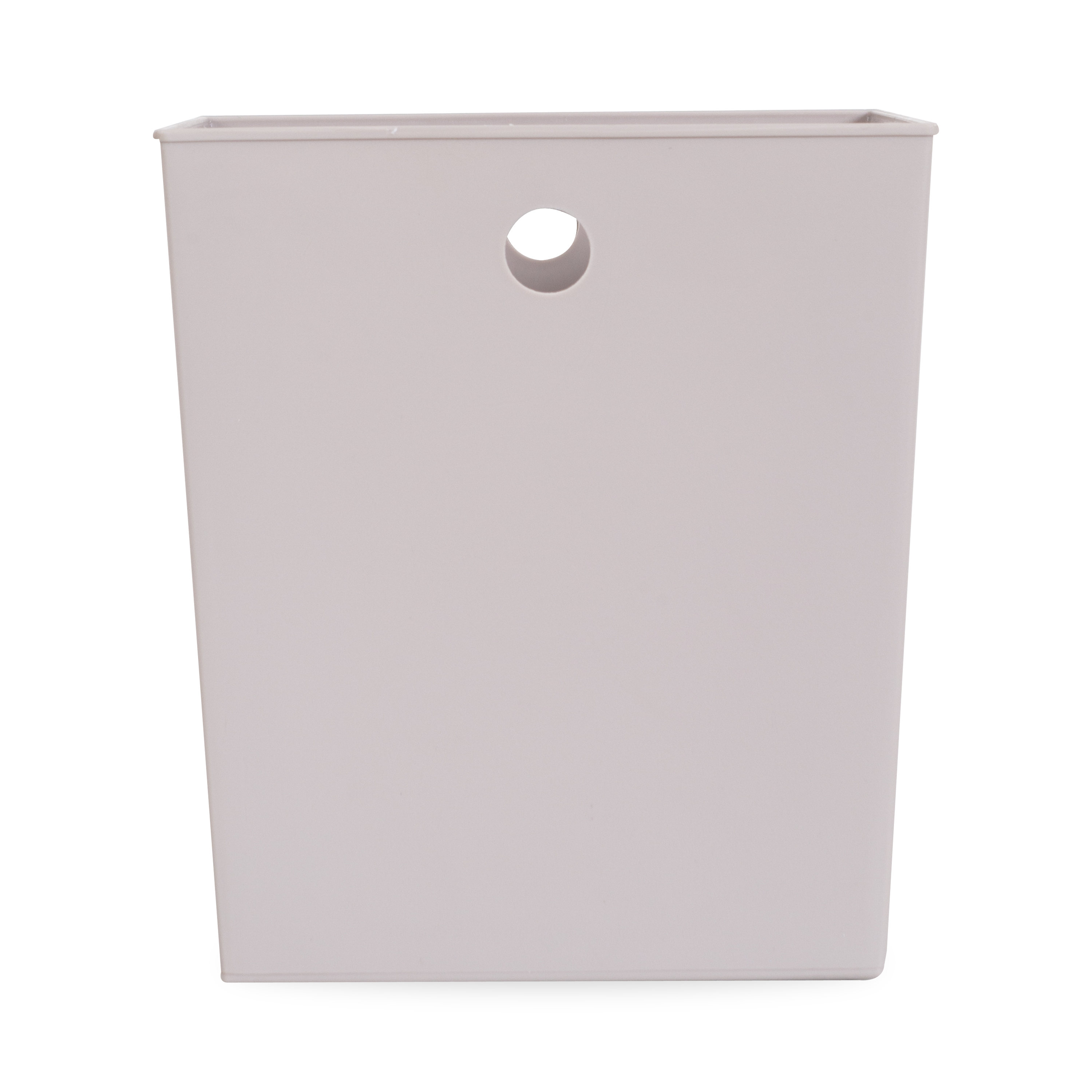 A perfect waste basket liner that is sleek and can fit in any 7" wide and 8" tall waste basket.