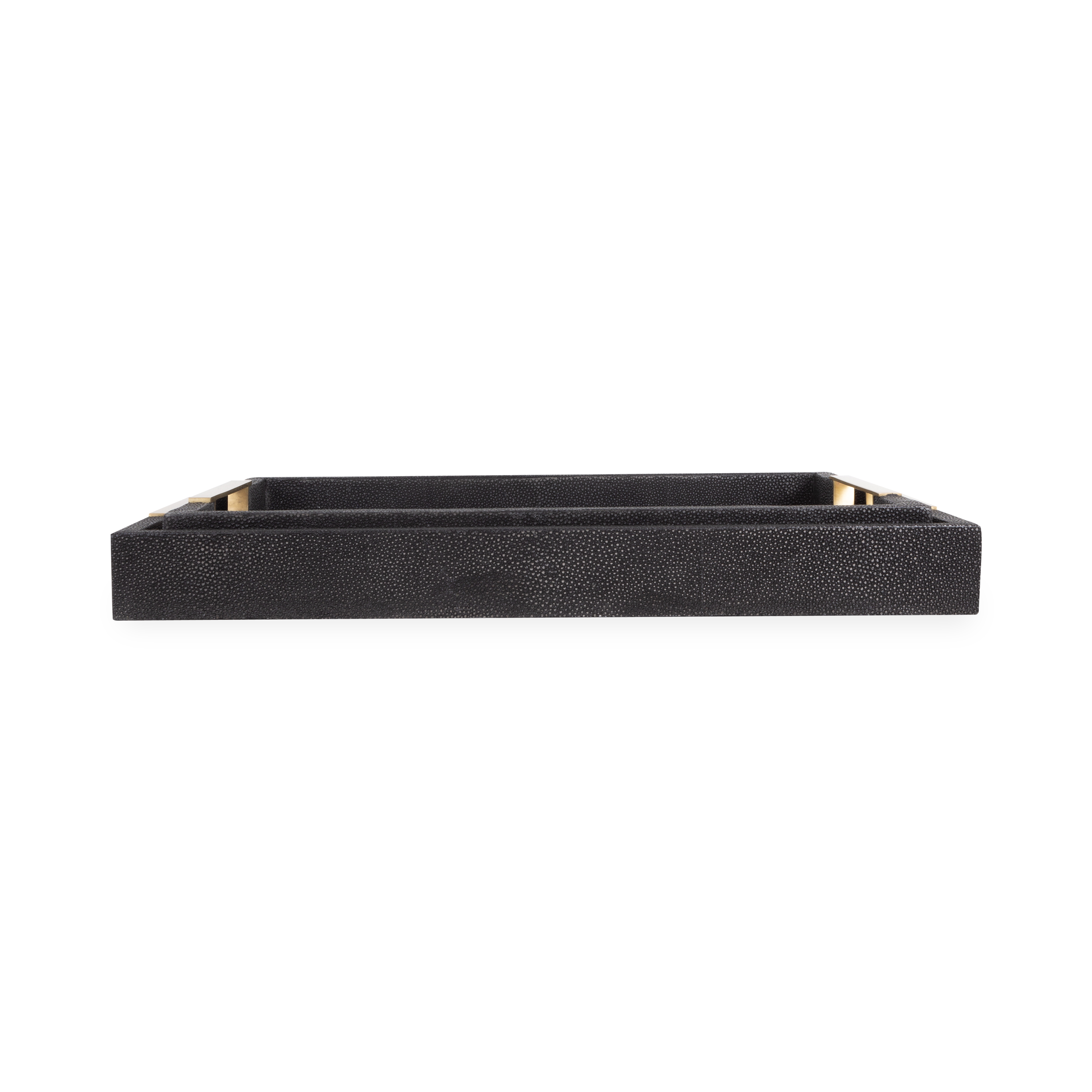 Faux Shagreen Tray