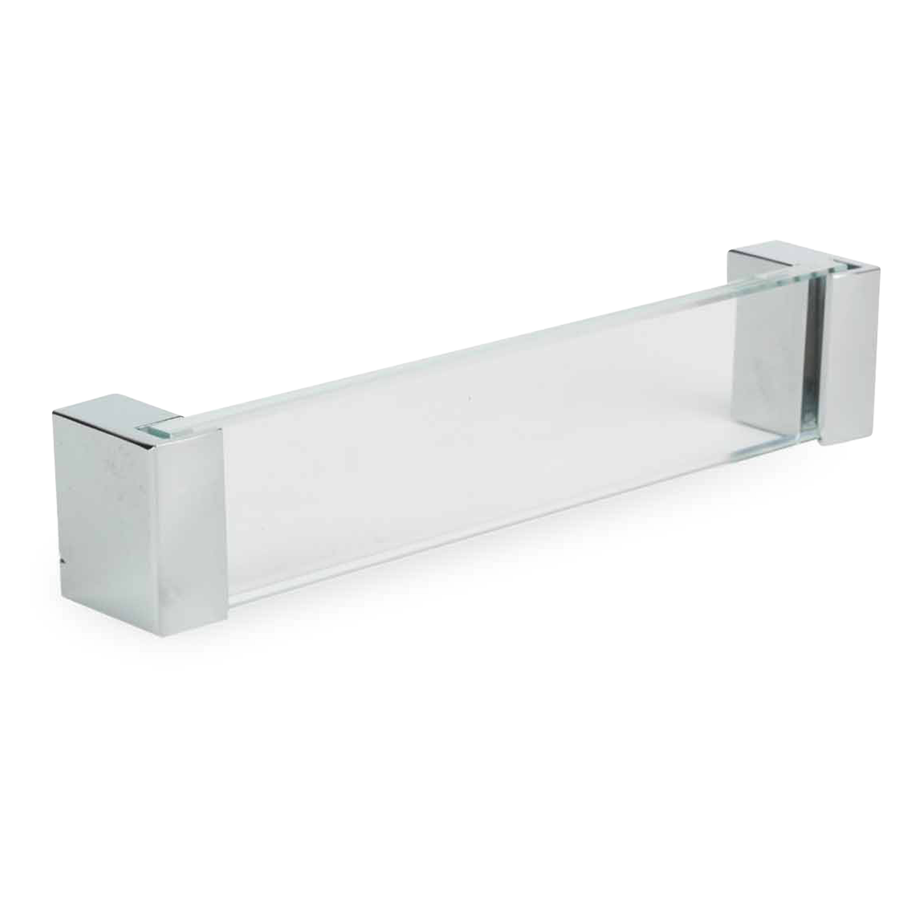 The Aeorlin Pull features a modern look, made of acrylic with chrome accents.