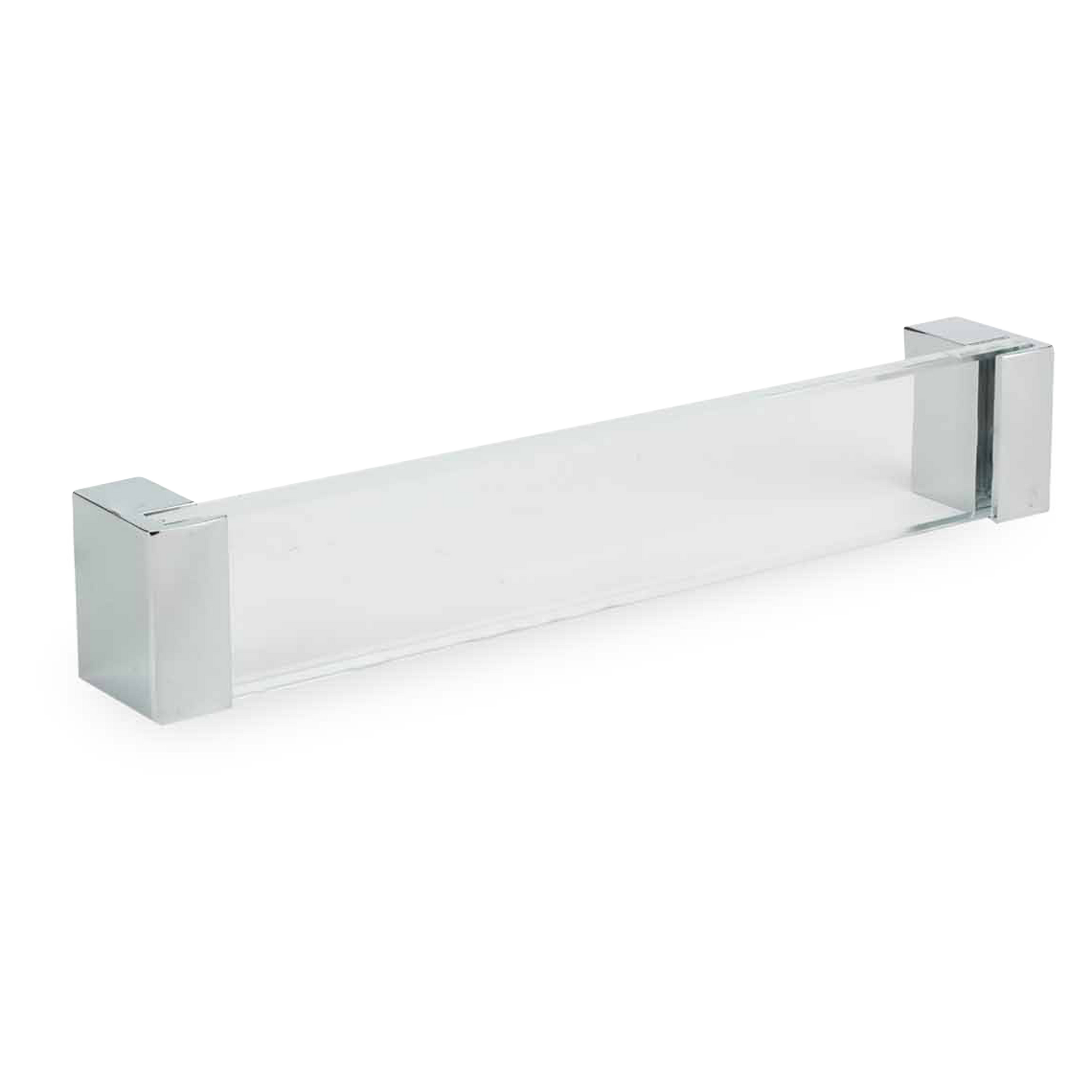 The Aeorlin Pull features a modern look, made of acrylic with chrome accents.