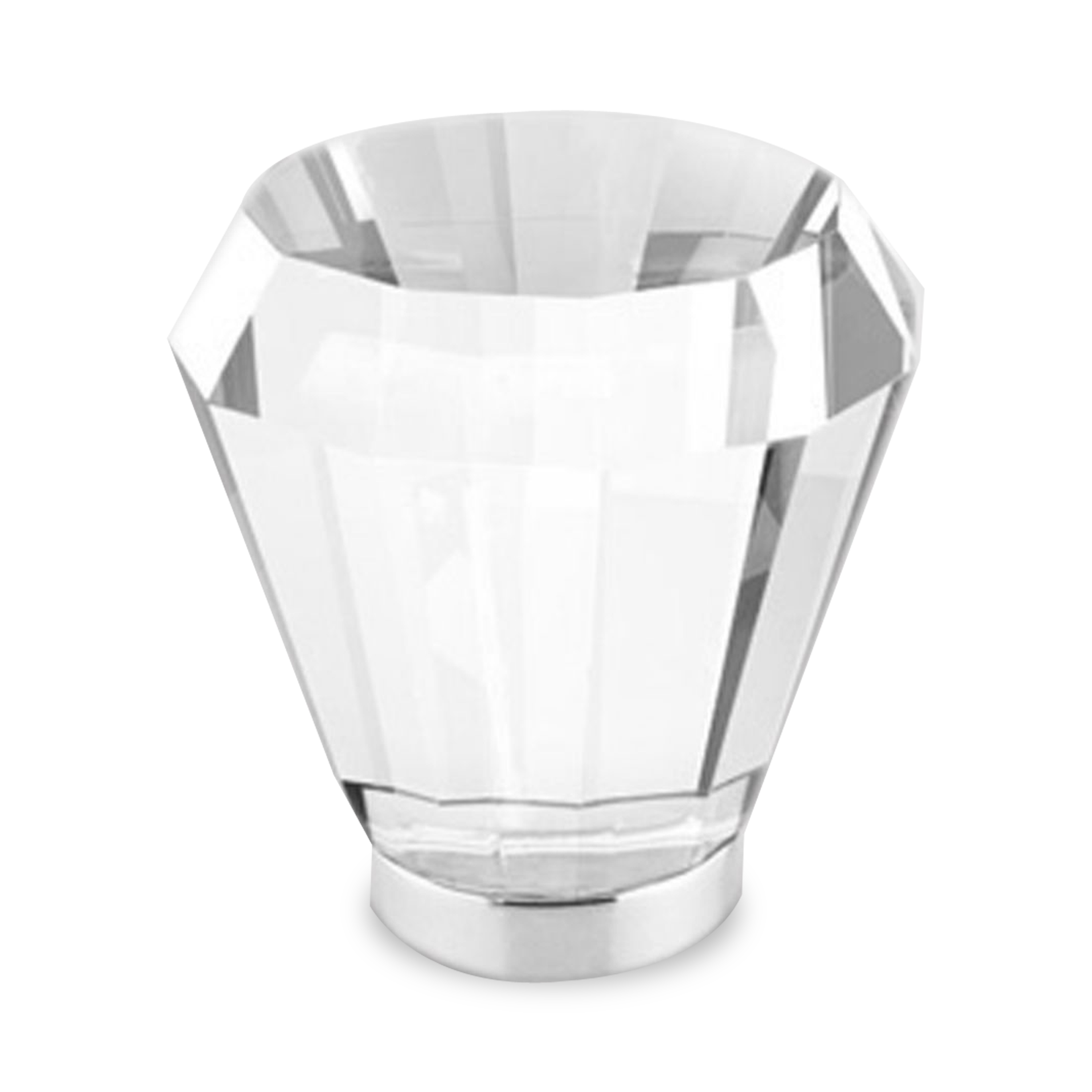 A simple and classic crystal knob.