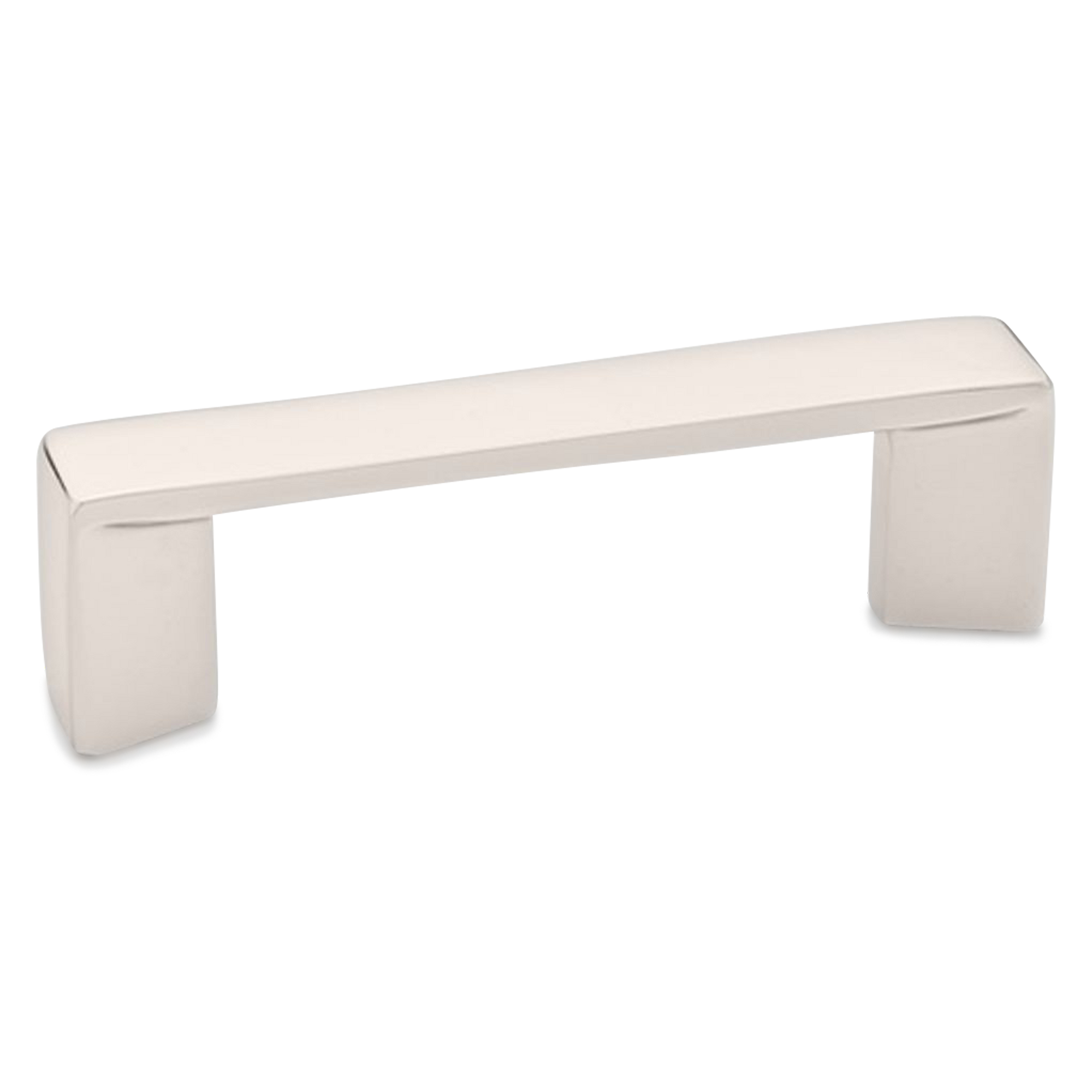 A modern and seamless pull with sleek side handle details.