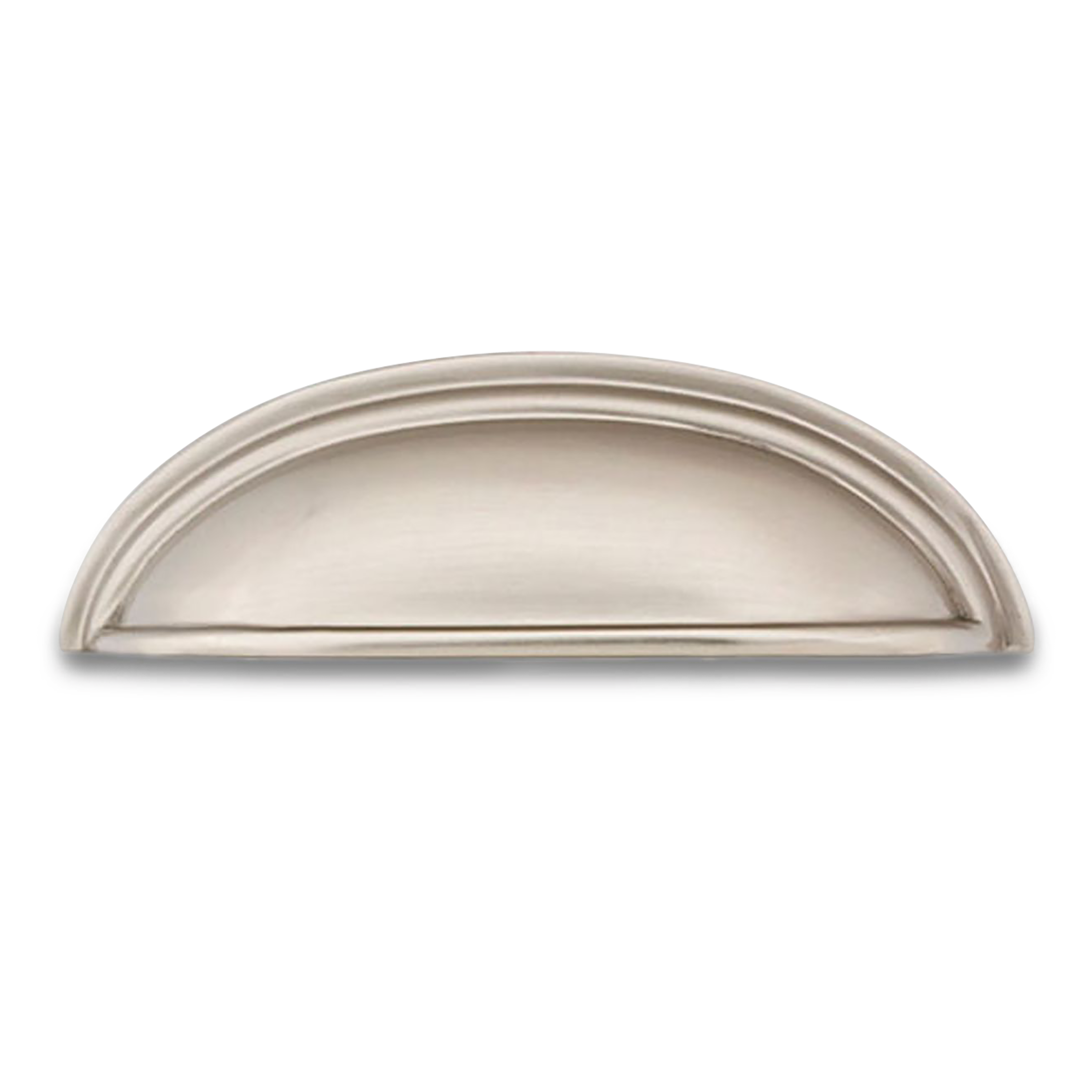 A traditional rectangular cup pull with geometric details.