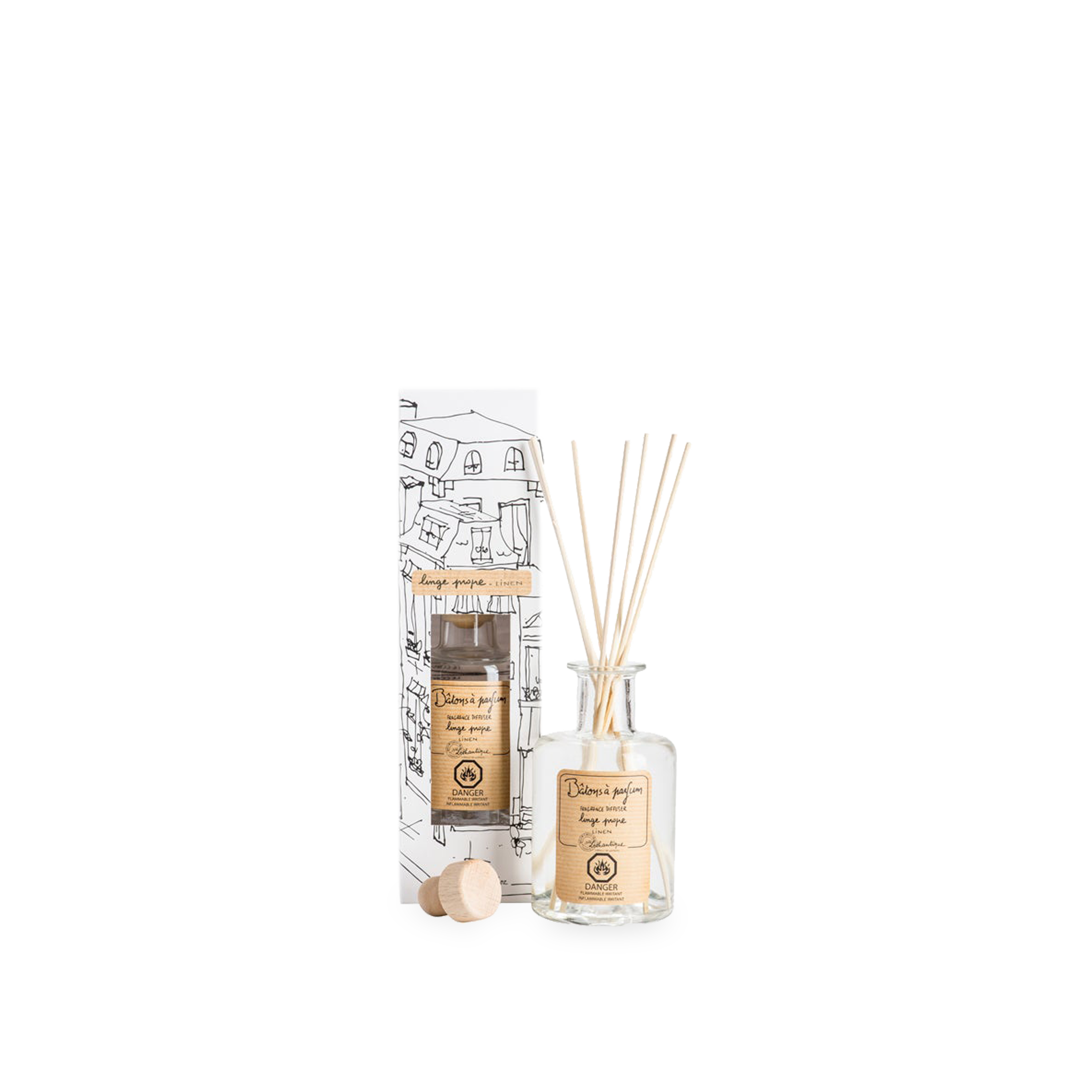 Bring the aromas of France into your home with this Linen Fragrance Diffuser.