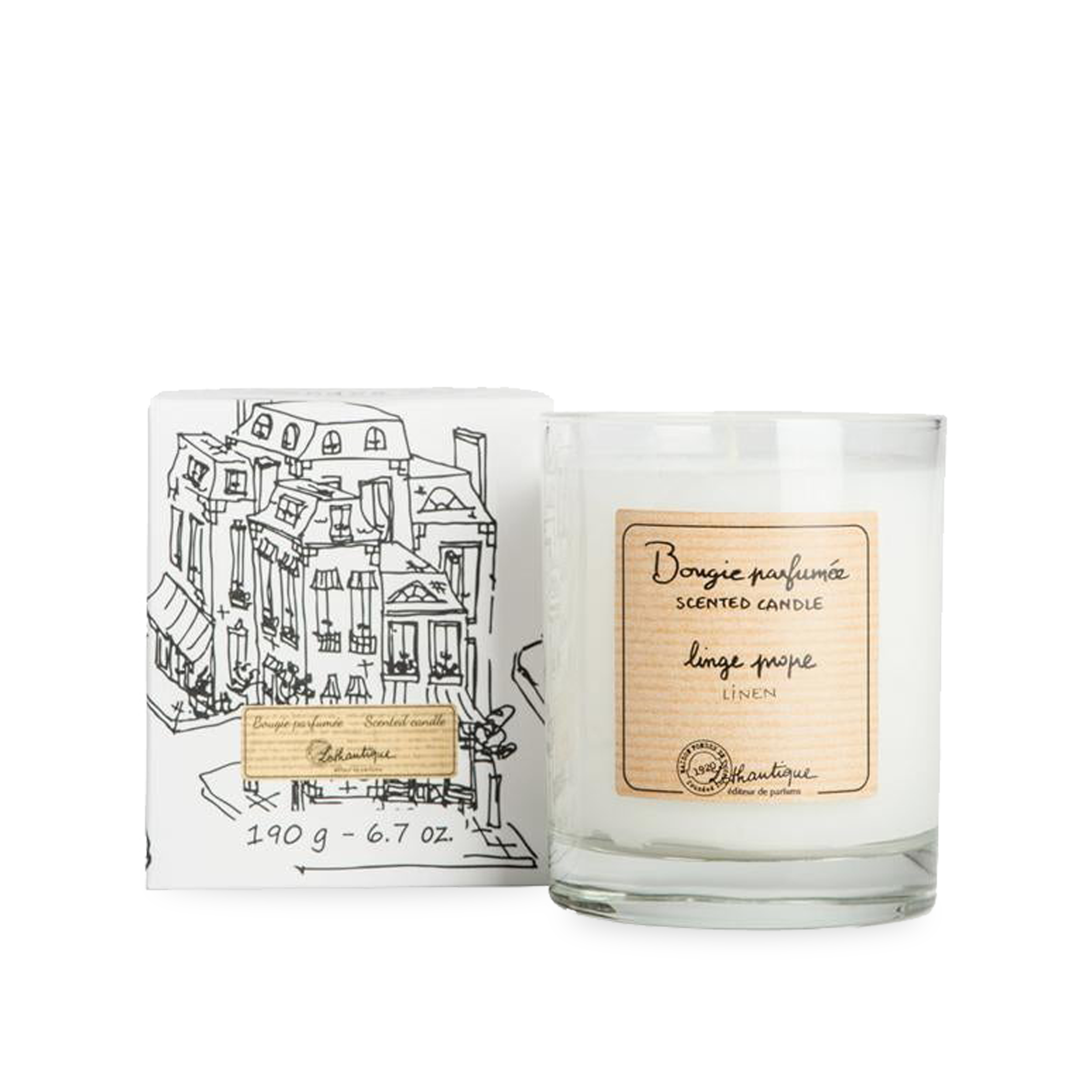 Fragrance your home with this Linen Scented Candle.