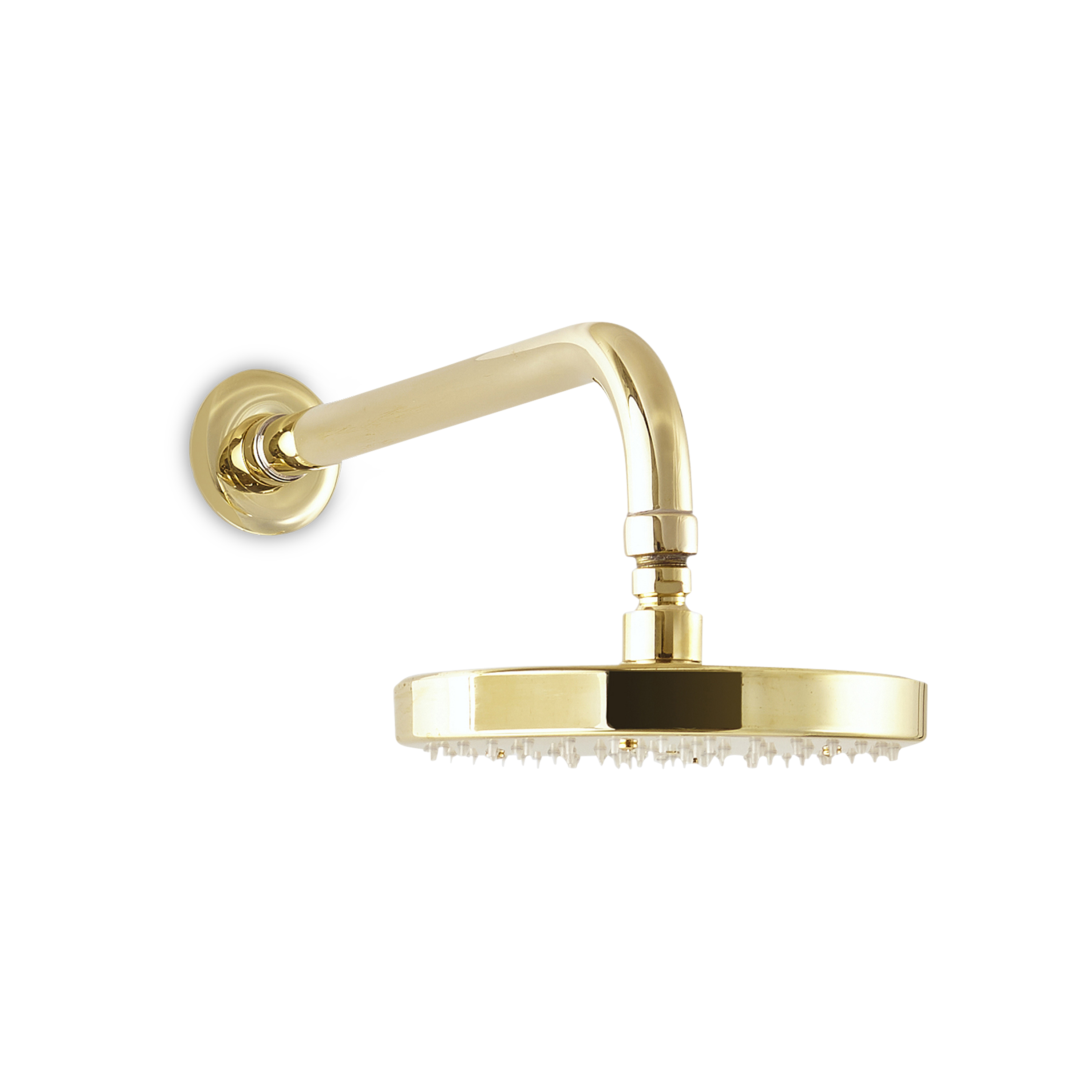 The Avenue 8" Shower head and arm channels an industrial spirit coupled with clean lines and classic details.