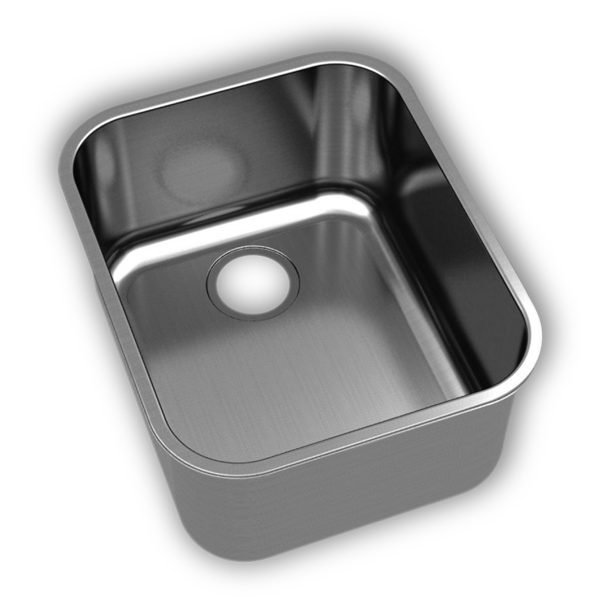 The kitchen sink is a home essential! Stainless steel kitchen sink, single bowl, with a centre-hole drain.