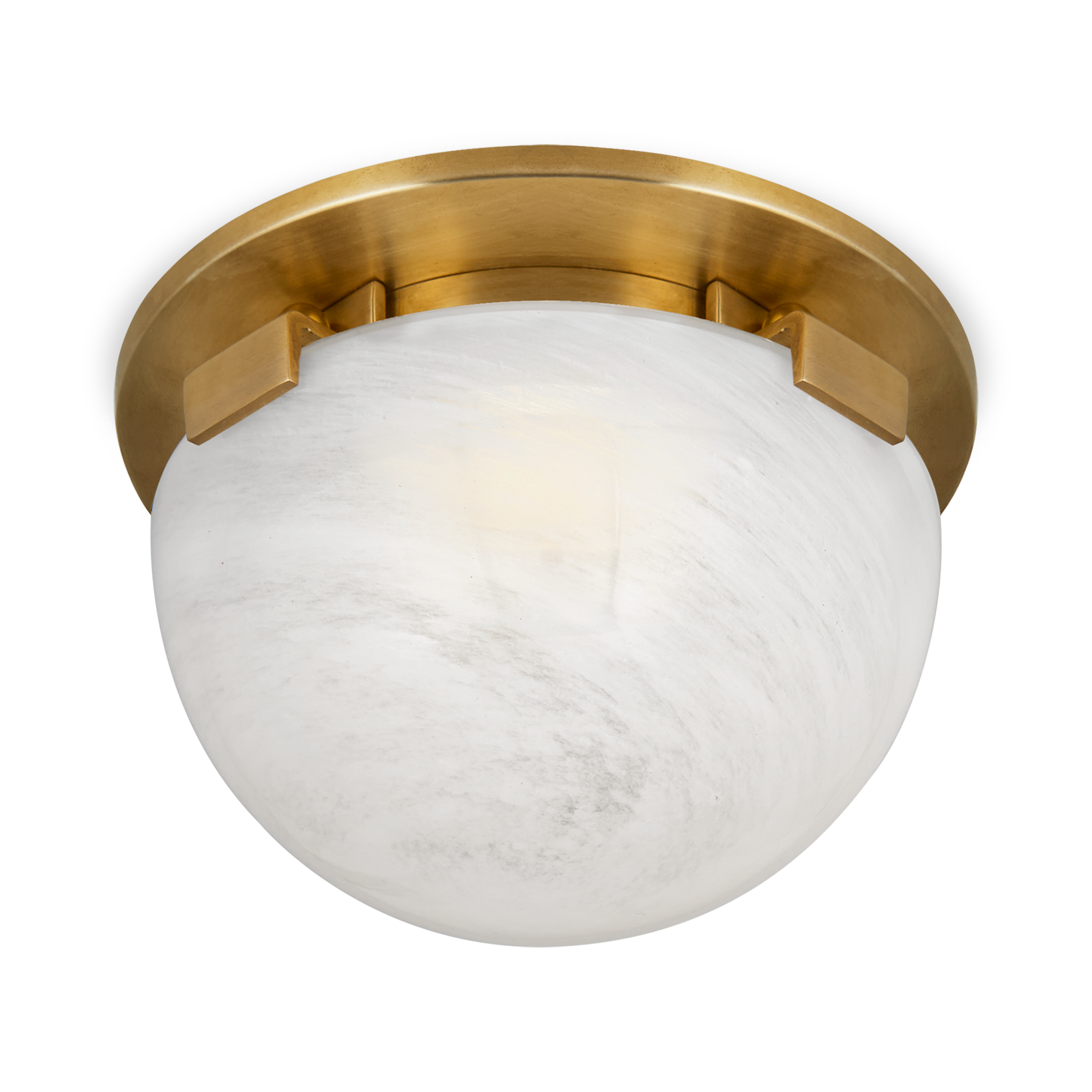 The Serein Flush Mount is inspired by old world glamour and European midcentury design.