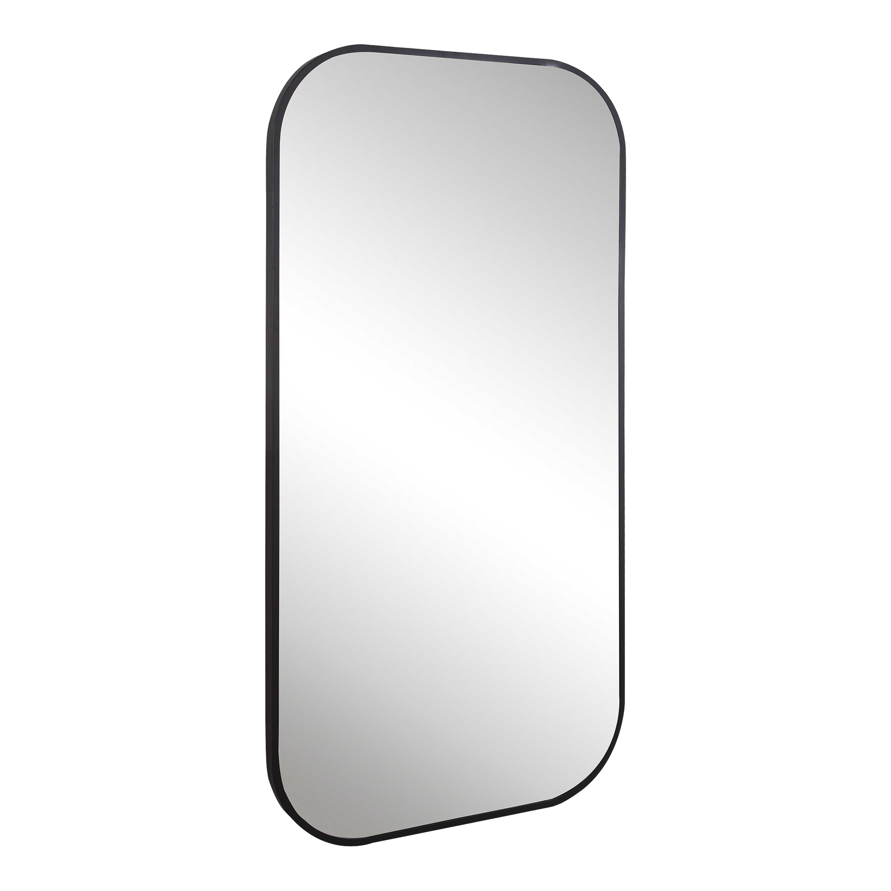 Simple yet stylish, this mirror features a classic matte black frame with a sleek, contemporary feel.