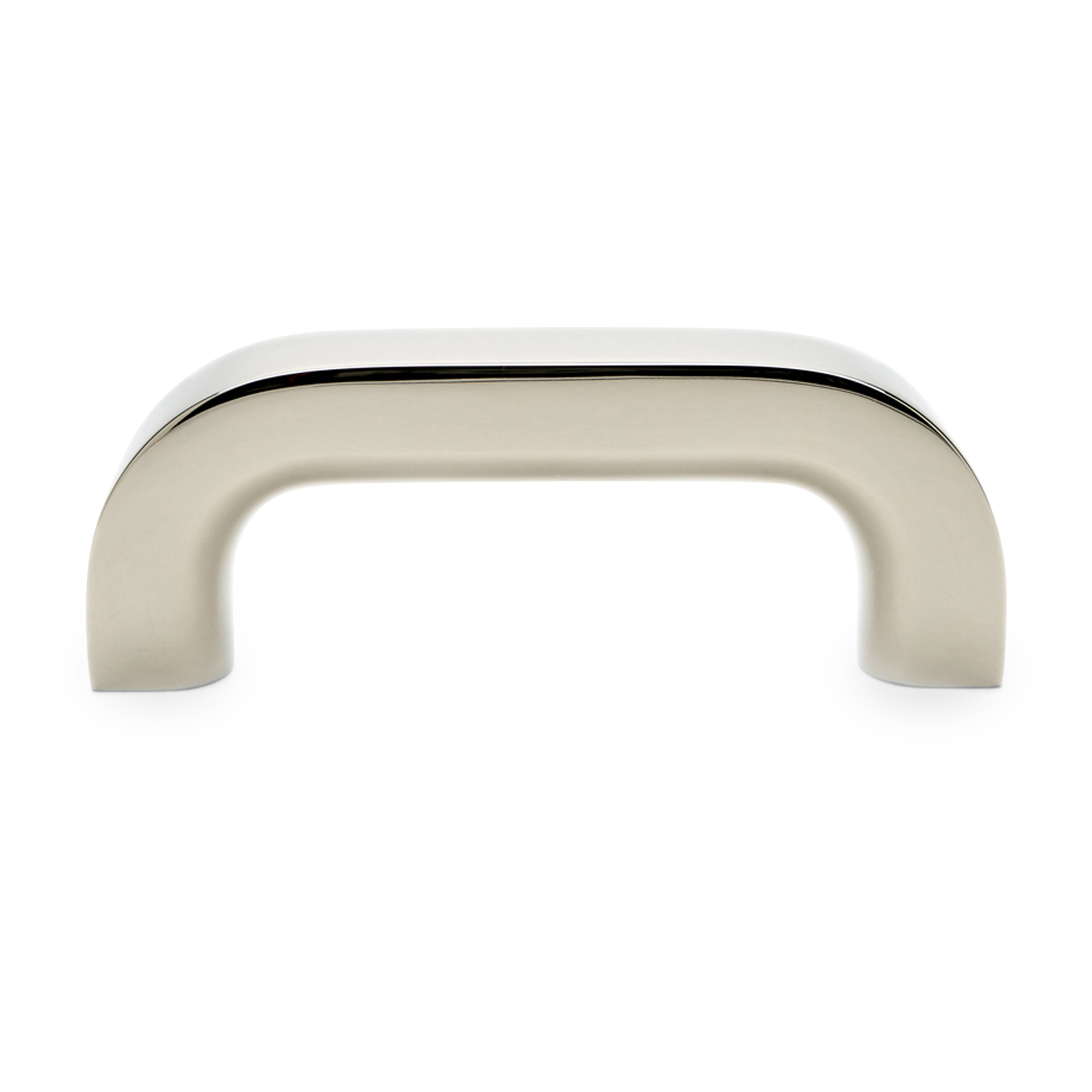 Minimally executed in solid brass, the Dillon pull is inspired by artisanal furniture of the 1950s and 1960s.