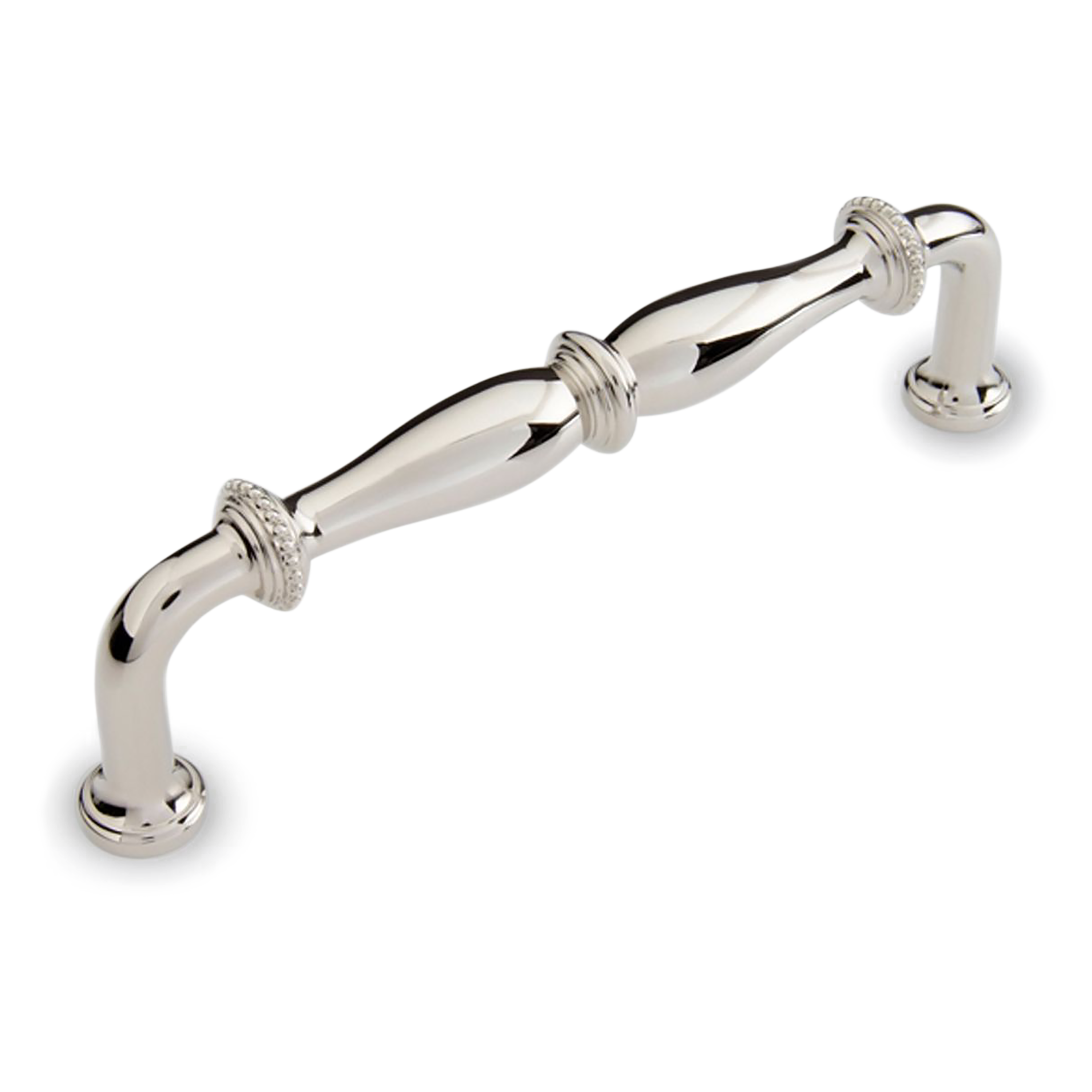 Elegant beads on traditional cabinet hardware provide added texture that captures the light and deepens the shadows to provide exquisite detail to your decor.