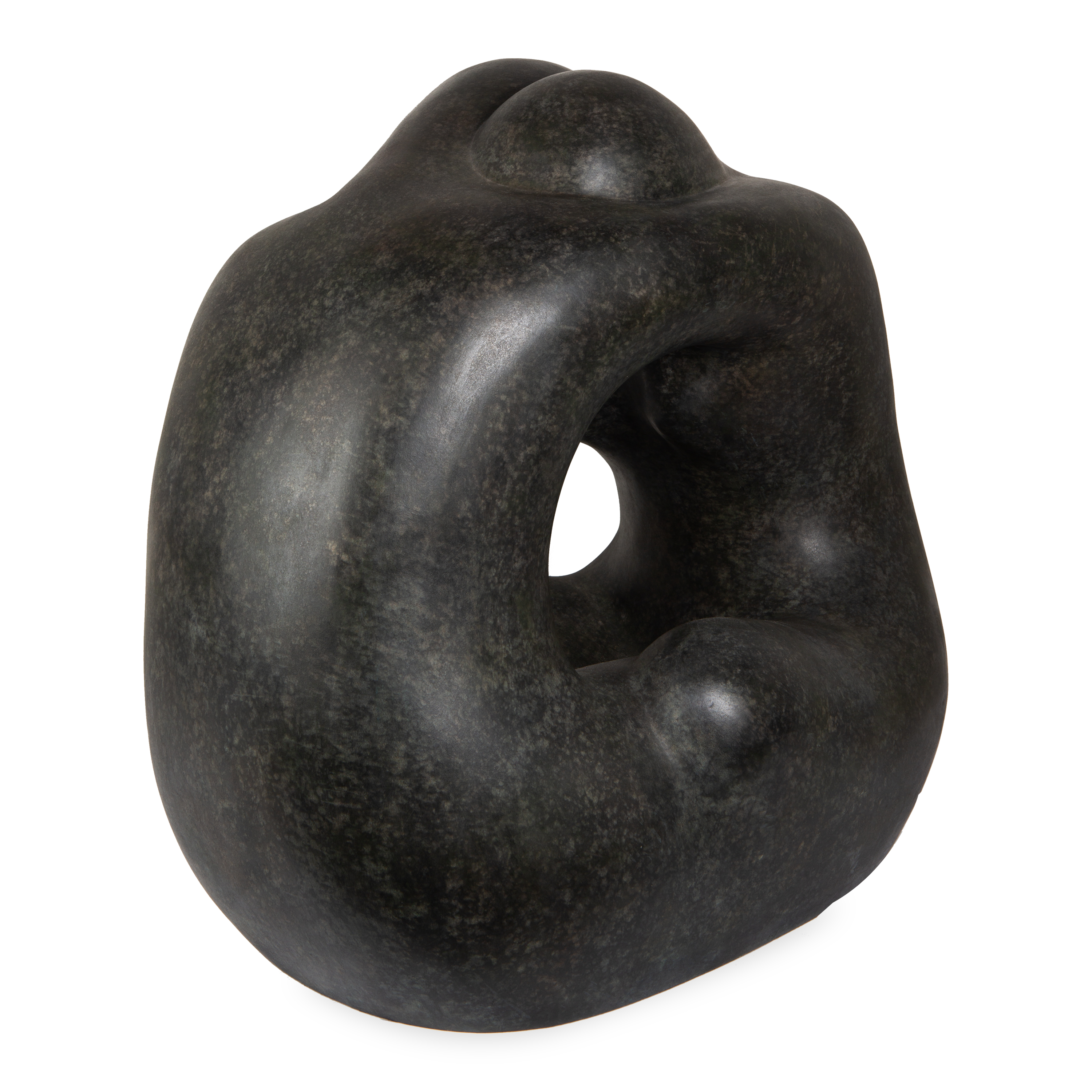 Samen, Dutch for ‘together', is an abstract artwork in cast bronze portraying a couple in a tender embrace.