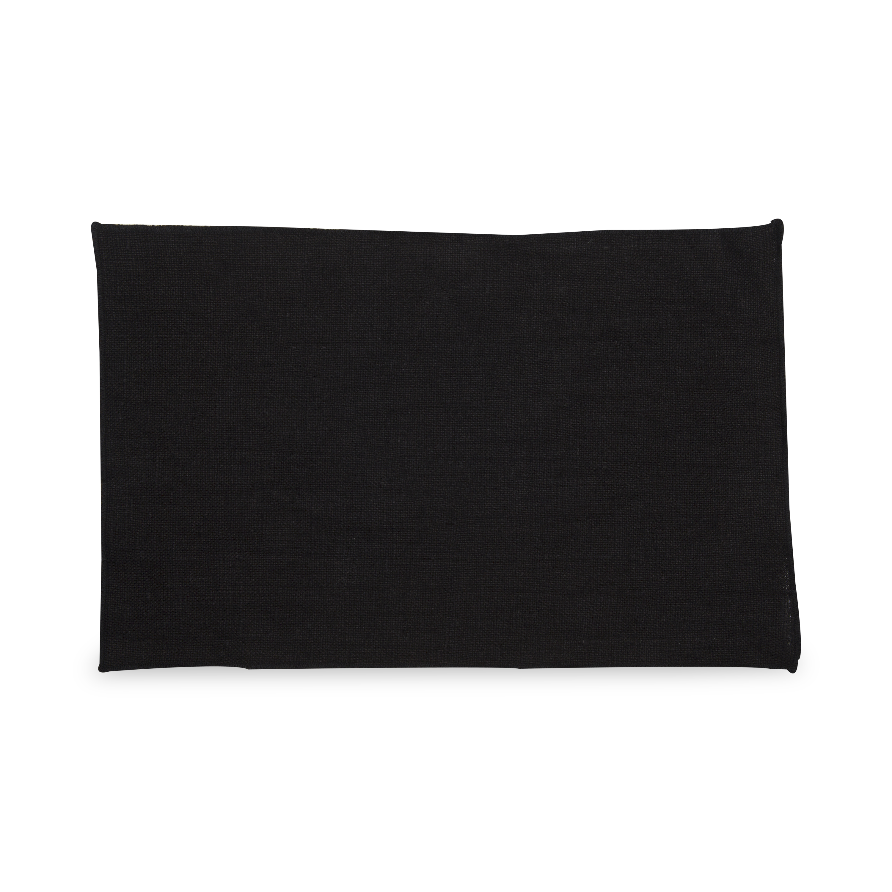 The Slub Linen Placemat features relaxed textural linen finished with tonal border stitching.