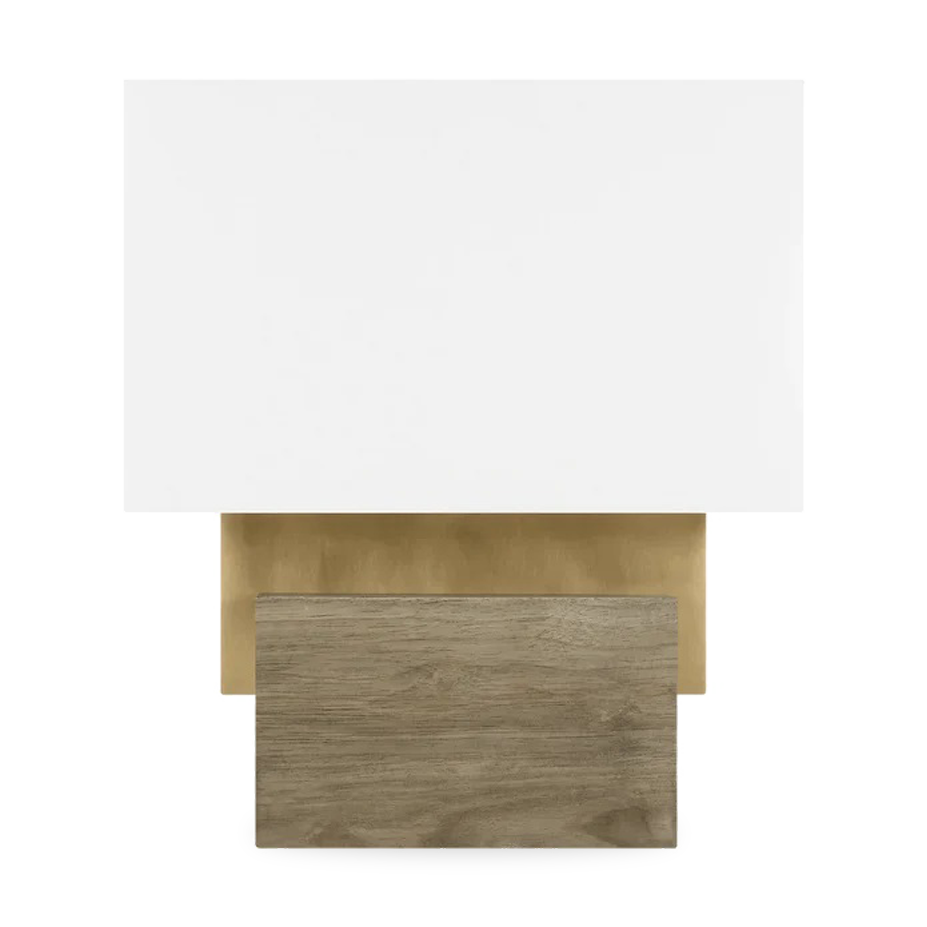 The Slab Table lamp made with natural brass is the perfect combination of luxury and a modern feel.