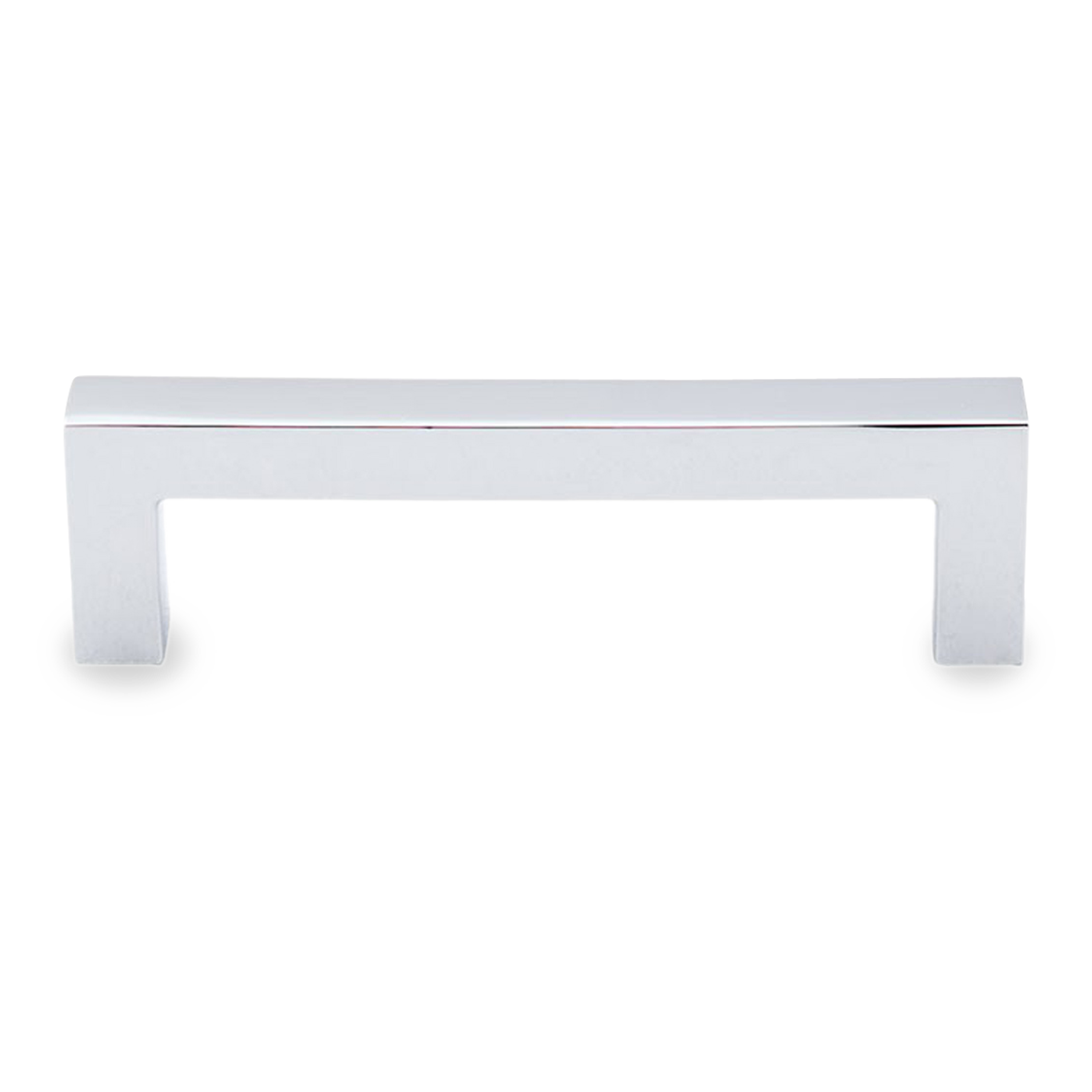 A seamless, contemporary pull with a rectangular shape.