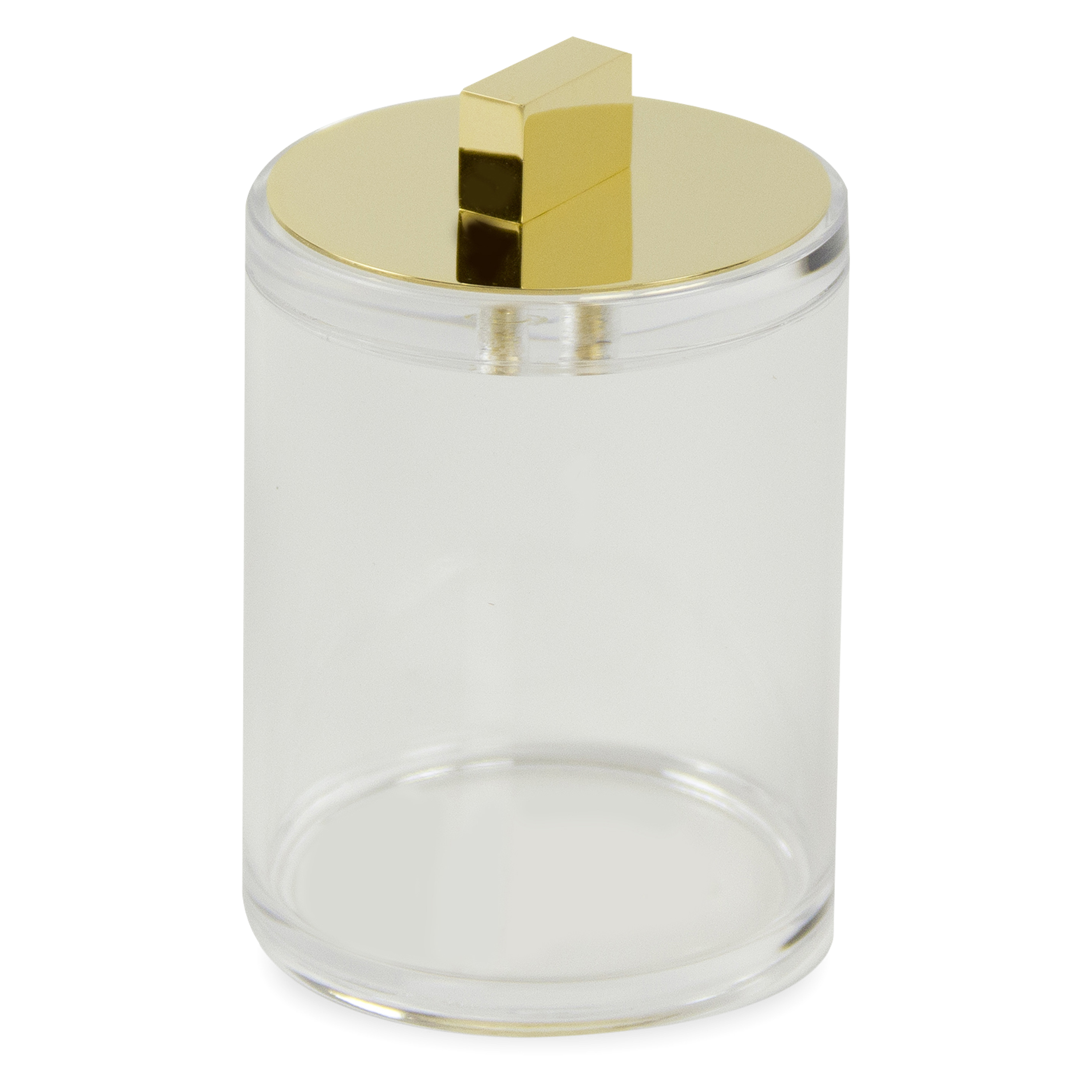 The Sky Collection features durable acrylic with gold accents.