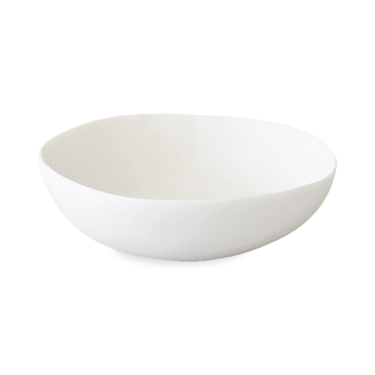 White Resin Bowl