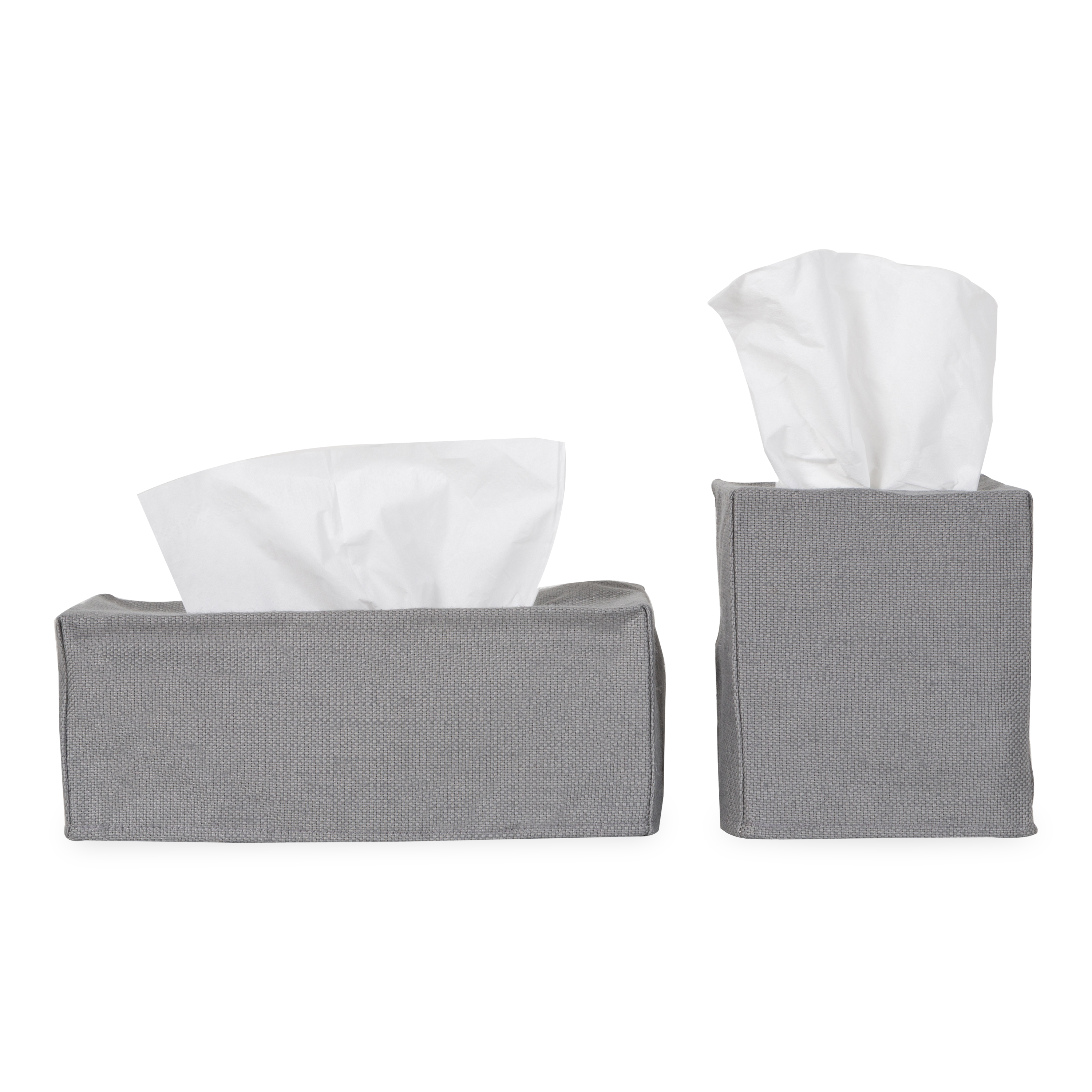 Using a beautiful 100% linen, The Linen Tissue Box Cover provides a neutral palette to any tissue box, which improves on stylistic decisions for any countertop or nightstand.